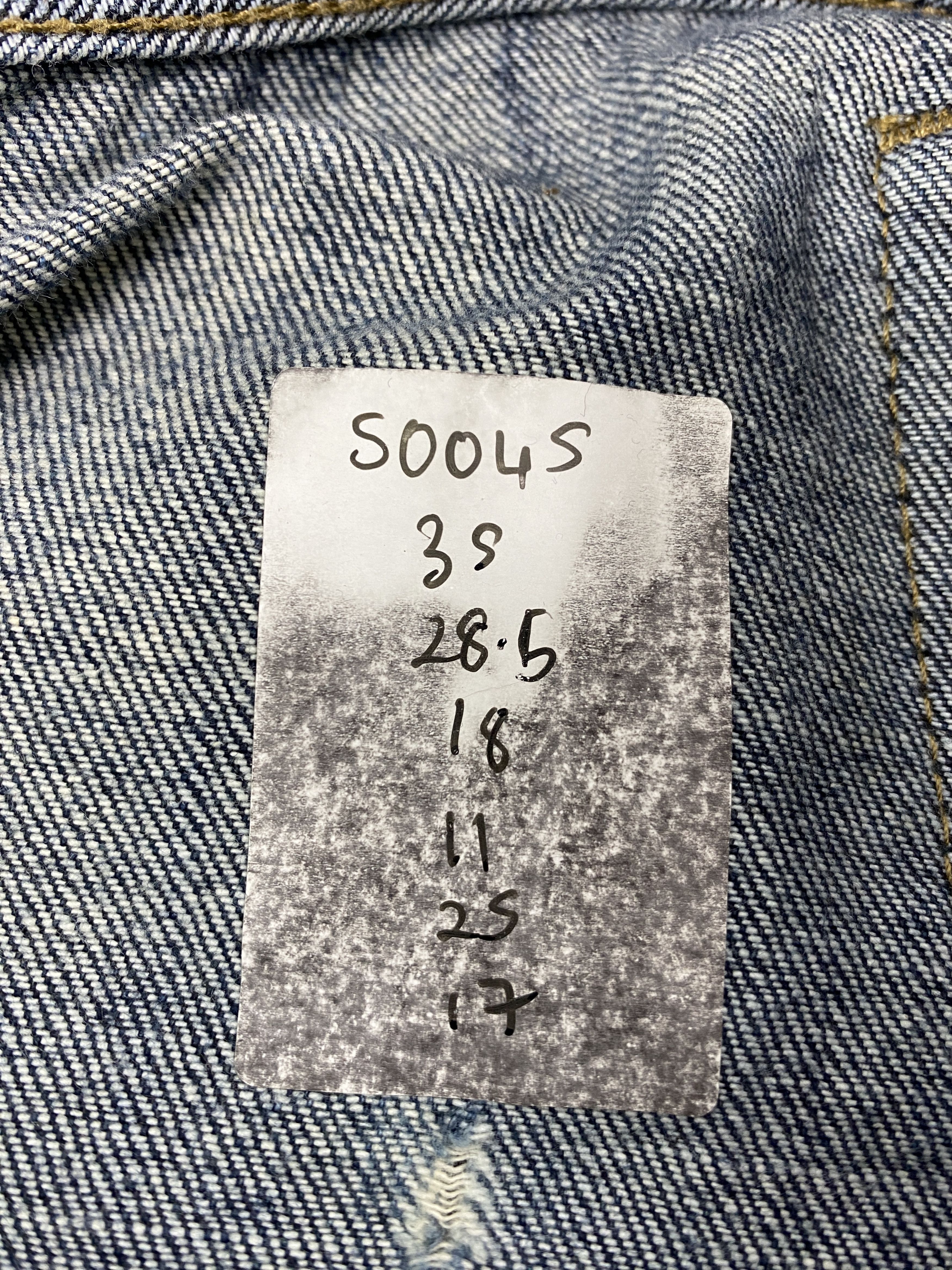Levi's Vintage Distressed Levis 527 Flared Bootcut Blue Jeans S0045 Size US 35 - 18 Thumbnail