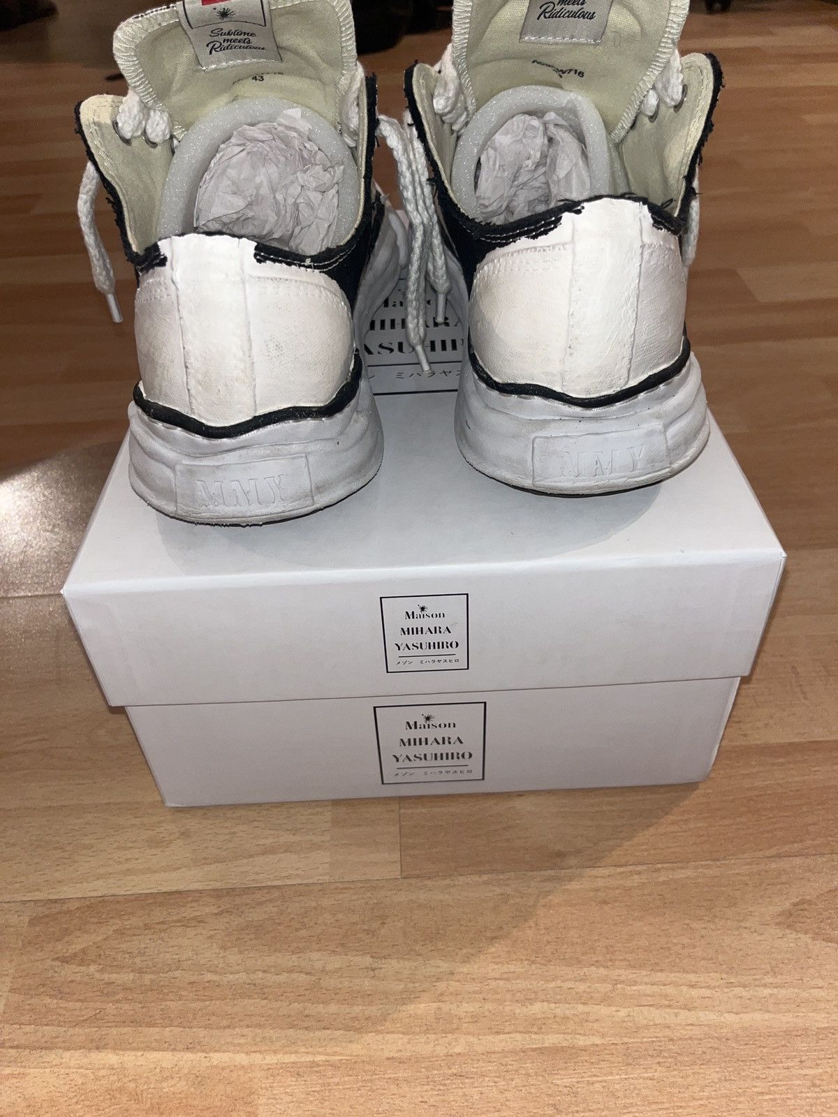 Maison MIHARA YASUHIRO Mihara Yasuhiro Peterson Low Canvas Sneakers - Hand-Painted Size US 10 / EU 43 - 5 Thumbnail