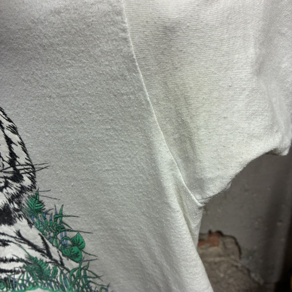 Vintage Vintage 1990s Las Vegas Nevada White Tiger Puff Paint Tee Size M / US 6-8 / IT 42-44 - 3 Thumbnail