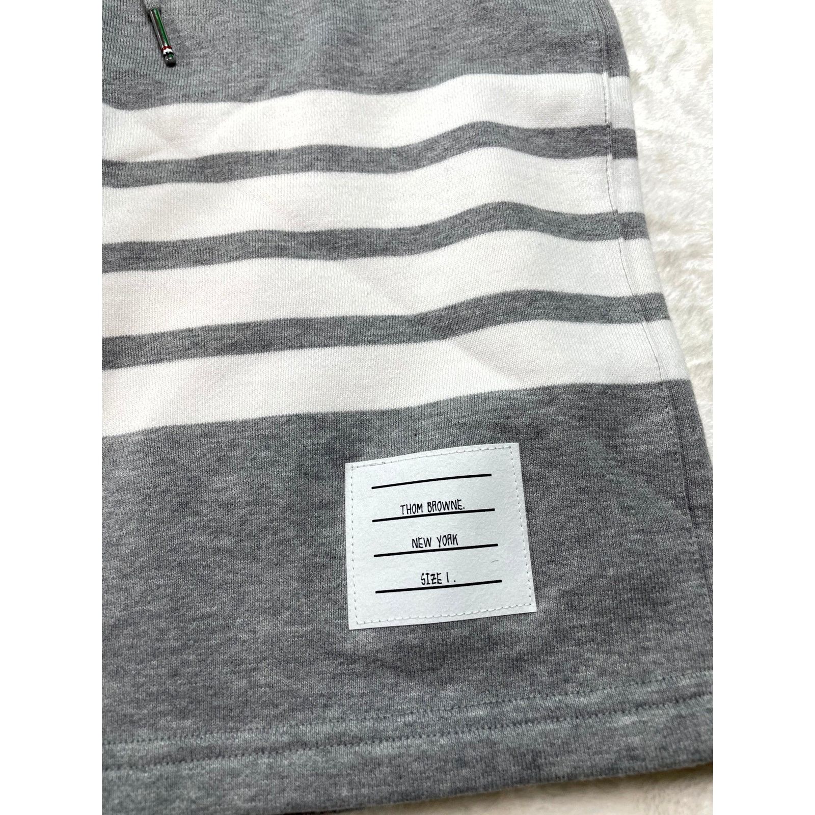 Thom Browne Thom Browne Stripe Sweat Grey & White Shorts Size US 30 / EU 46 - 2 Thumbnail