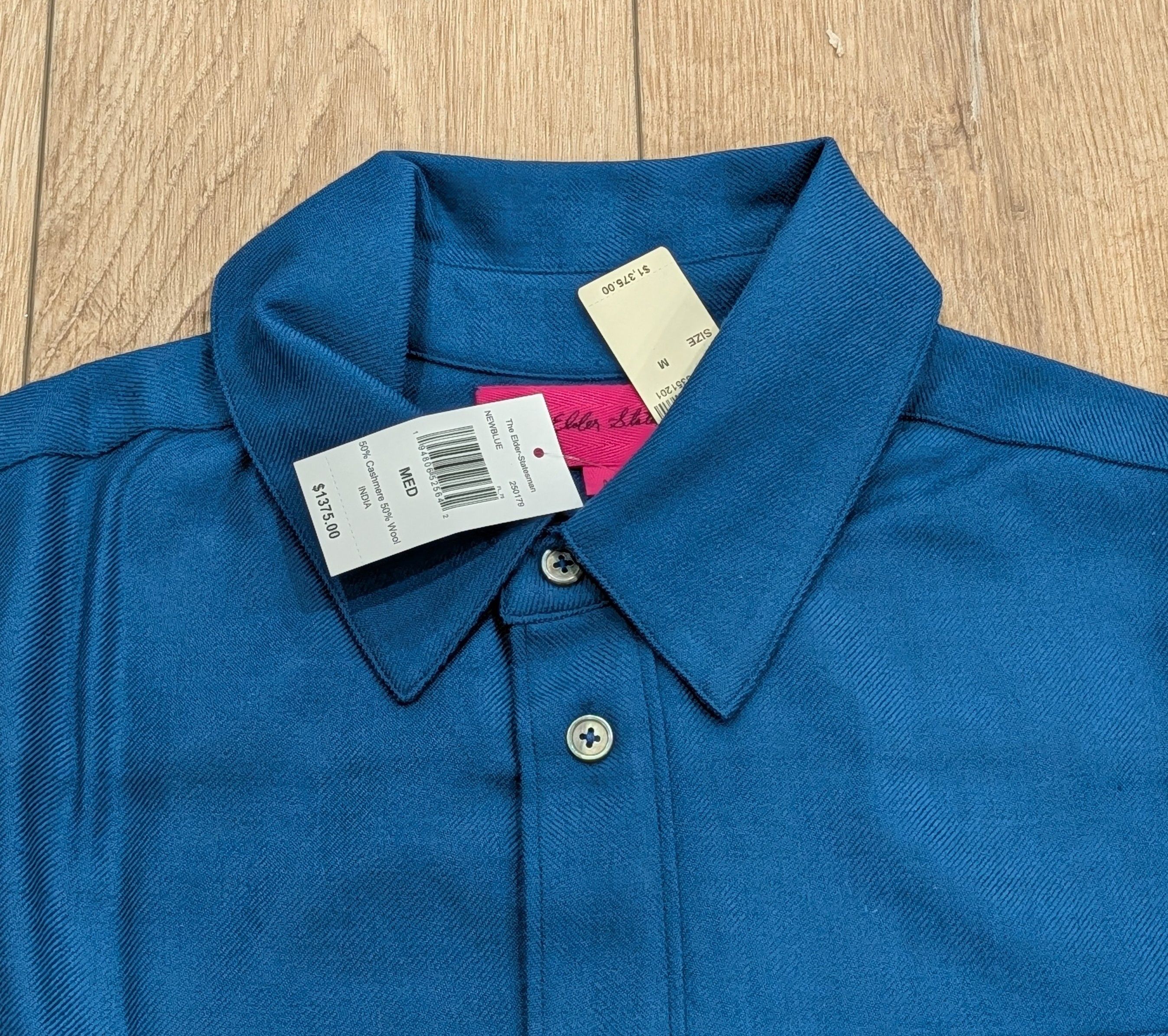 The Elder Statesman THE ELDER STATESMAN Wool/Cashmere Button Up Shirt Medium Size US M / EU 48-50 / 2 - 2 Thumbnail