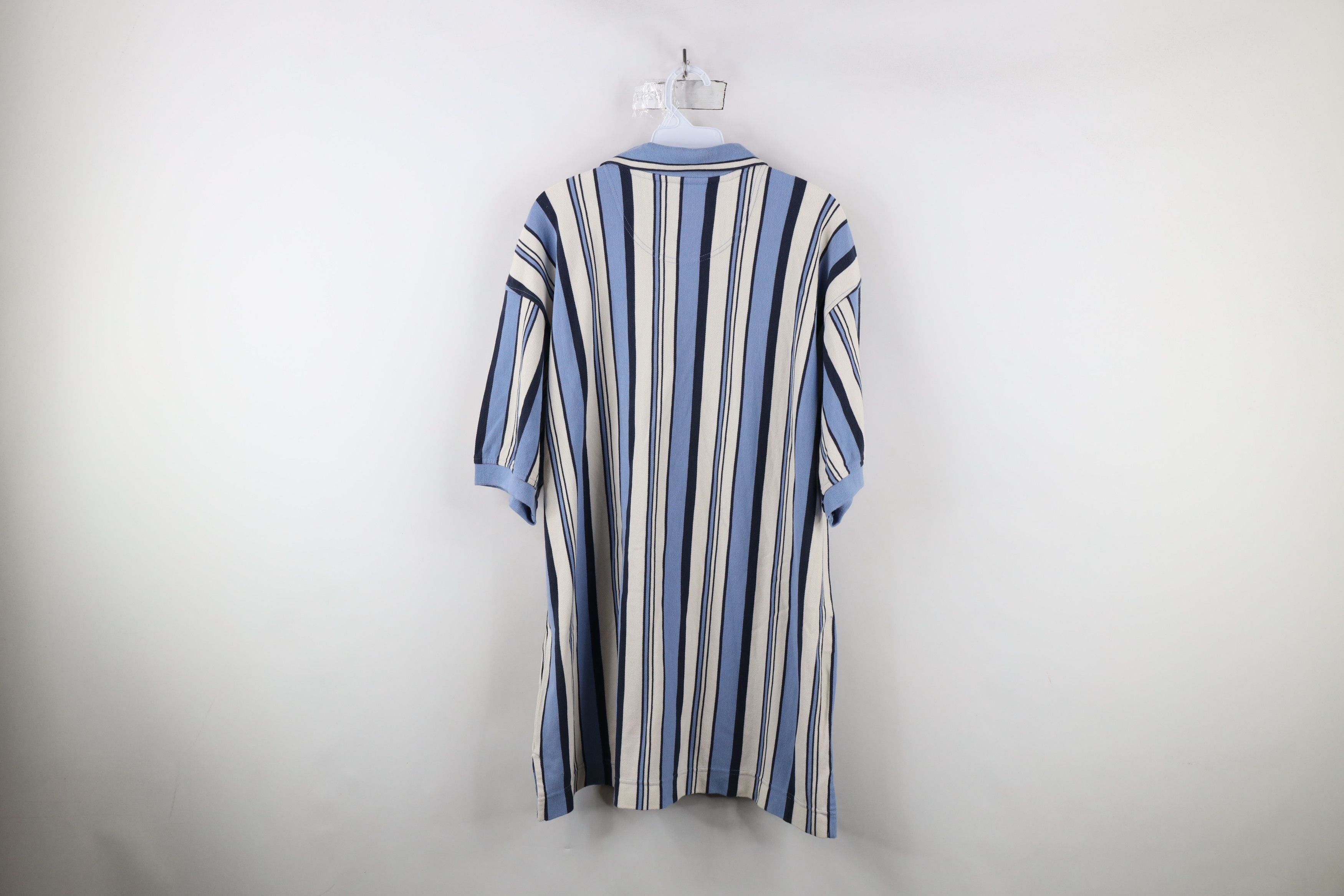 Vintage Deadstock Vintage 90s Streetwear Block Thermal Knit Polo USA Size US L / EU 52-54 / 3 - 9 Thumbnail