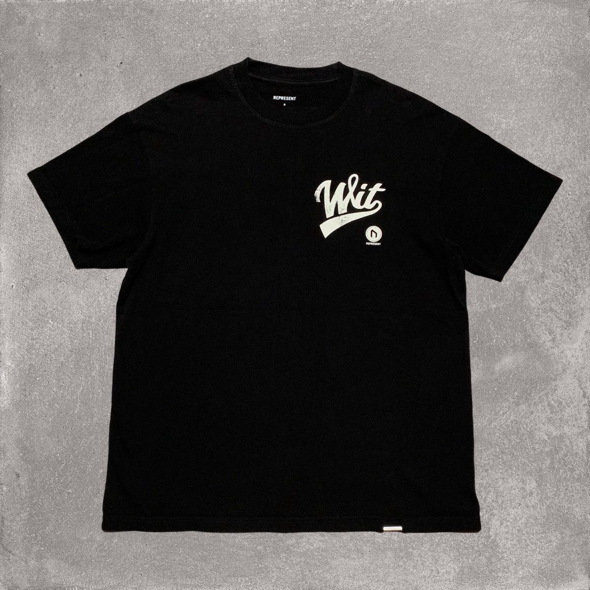Represent Clo. Represent Small Wit Graphic Jet Black Tee Gym Size US S / EU 44-46 / 1 - 2 Thumbnail