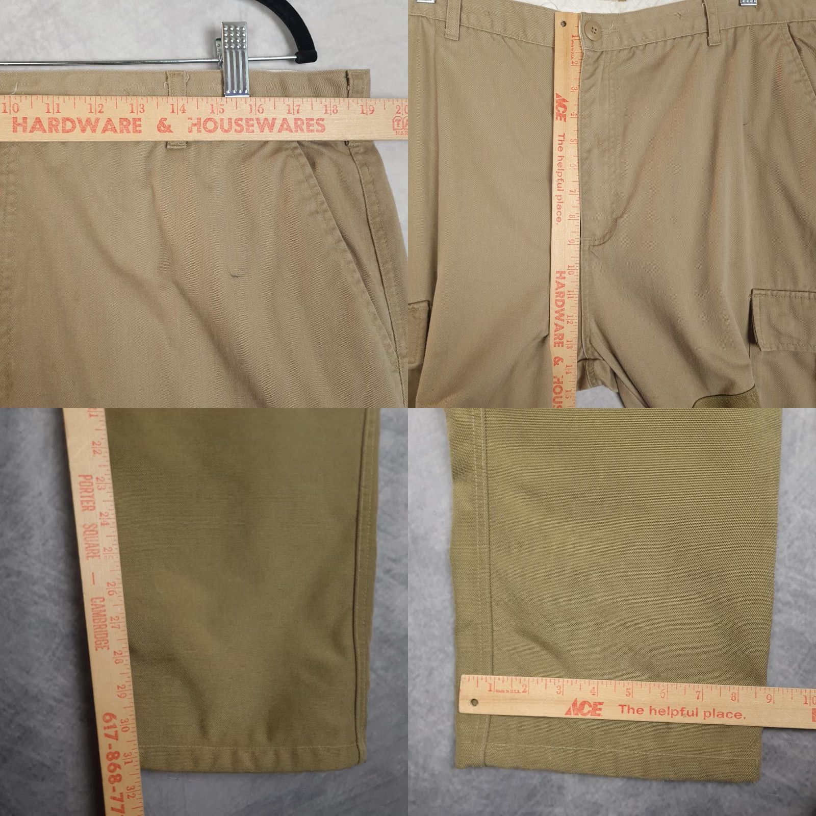 Vintage Cabela's Pants Mens 38 Beige Cargo Field Hunting Briar Brush Guard Upland Cotton Polyester Nylon Cargo Pockets Flat Front Zip Mens 38 Inseam 31 Beige Size US 38 / EU 54 - 9 Thumbnail