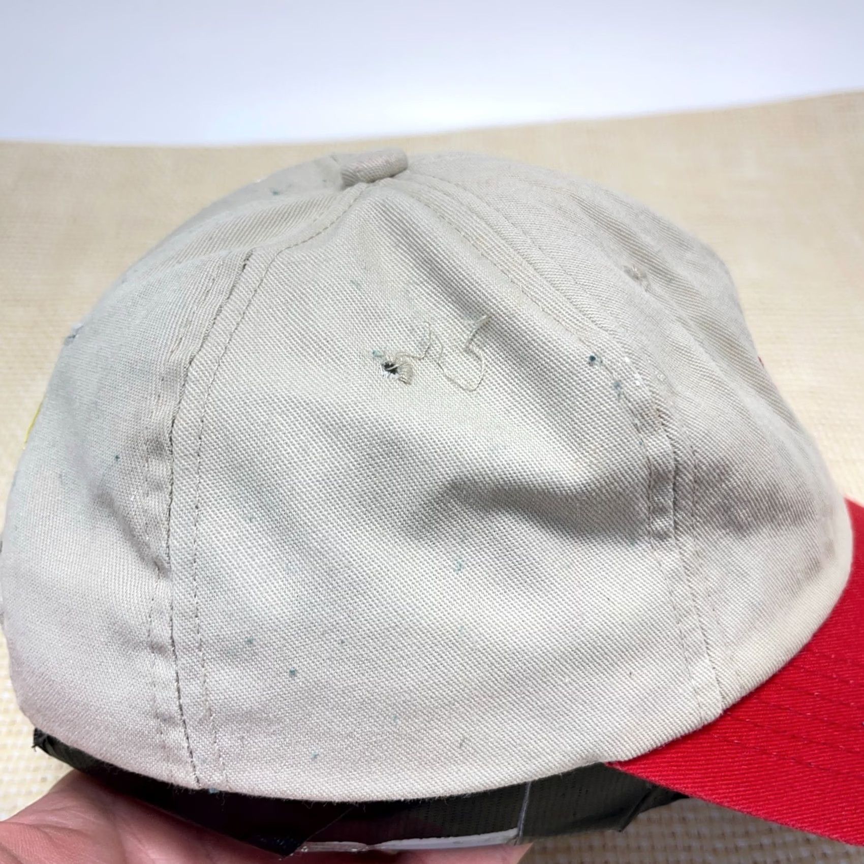 Vintage VINTAGE Beck's Seed Hat Cap Snap Back Made In USA Red 80s 90s Farm Agriculture Mens Size ONE SIZE - 7 Thumbnail