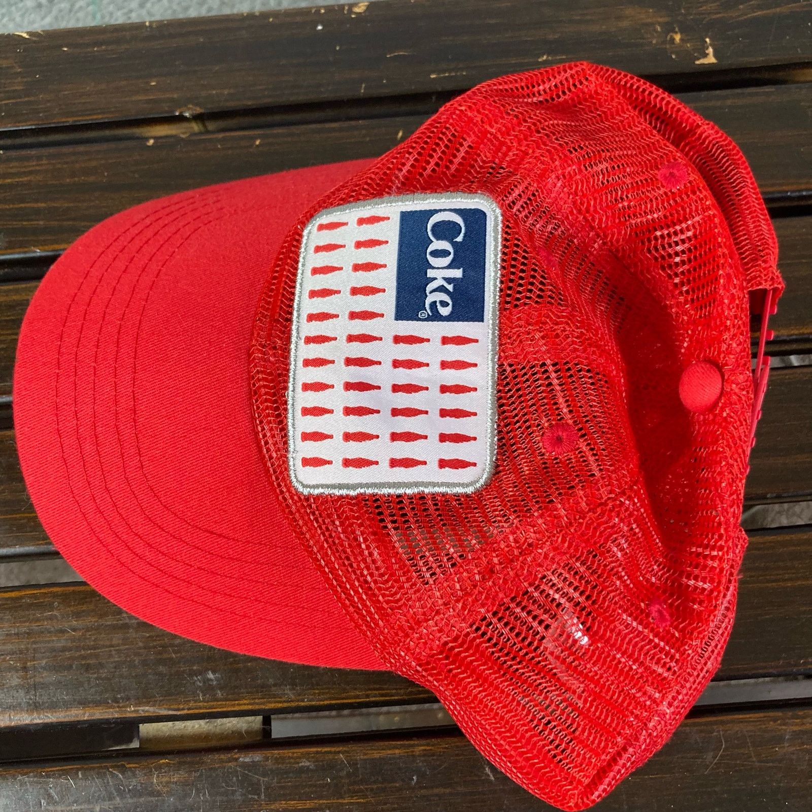 Other Coke Hat Snapback Cap Red Flag Coca-Cola Cap Style Retro Size ONE SIZE - 3 Thumbnail