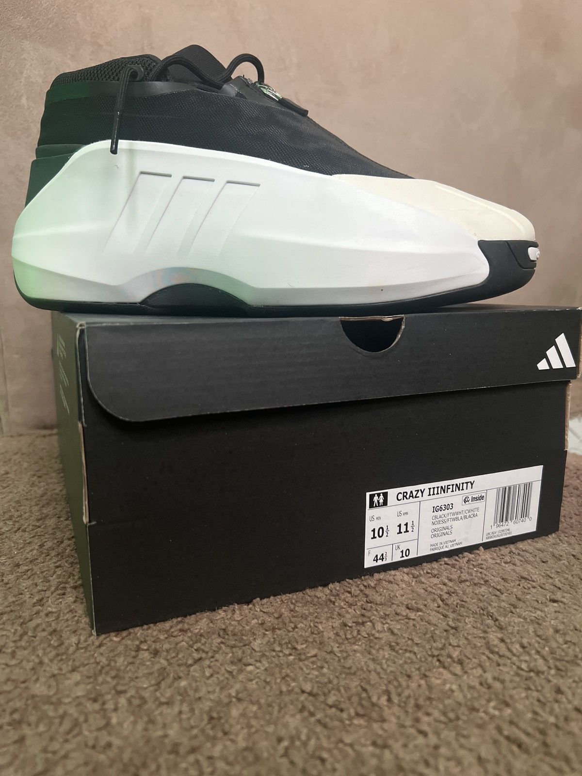 Adidas Adidas Crazy IIInfinity Size US 10.5 / EU 43-44 - 1 Thumbnail