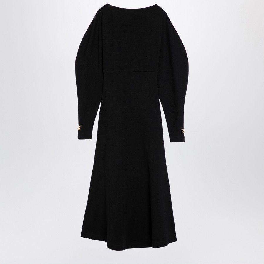 Philosophy di Lorenzo Serafini o1d2blof0924 Midi Dress in Black Size S / US 4 / IT 40 - 2 Thumbnail