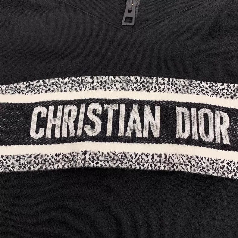 Dior Dior Black star plate jungle print cotton hooded semi-zipp Size S / US 4 / IT 40 - 5 Thumbnail