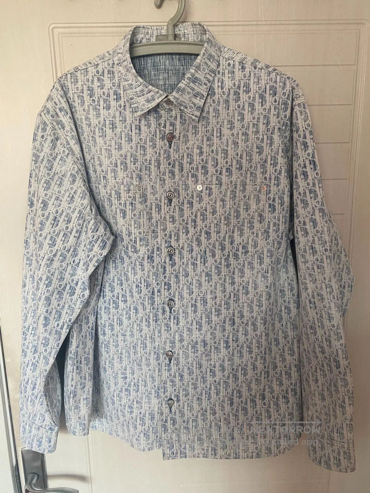 Dior dior printed long sleeve shirt size 42. Size US M / EU 48-50 / 2 - 1 Thumbnail