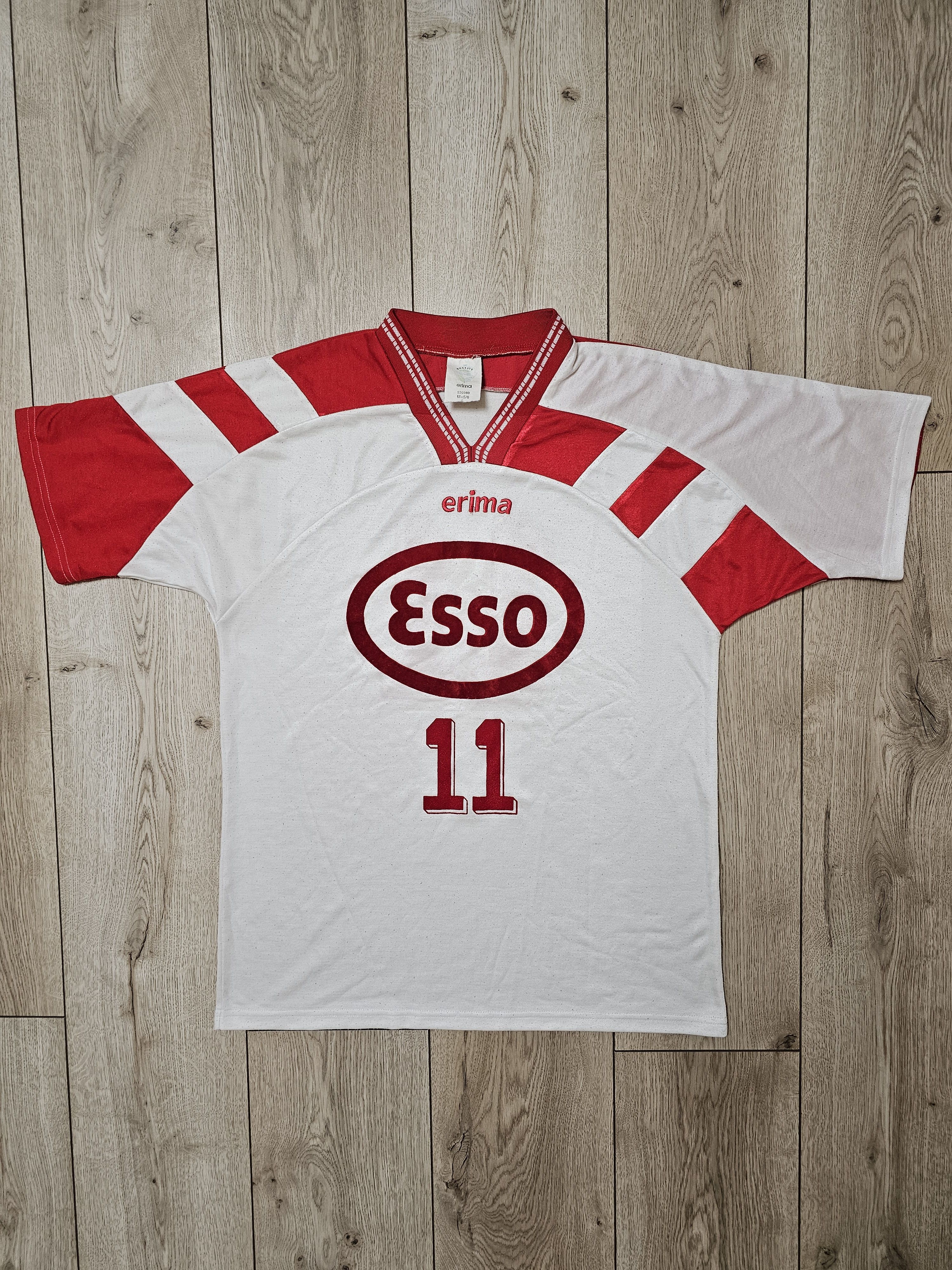 Vintage ERIMA VINTAGE SOCCER JERSEY 80s FOOTBALL SHIRT ESSO VINTAGE Size US M / EU 48-50 / 2 - 1 Thumbnail