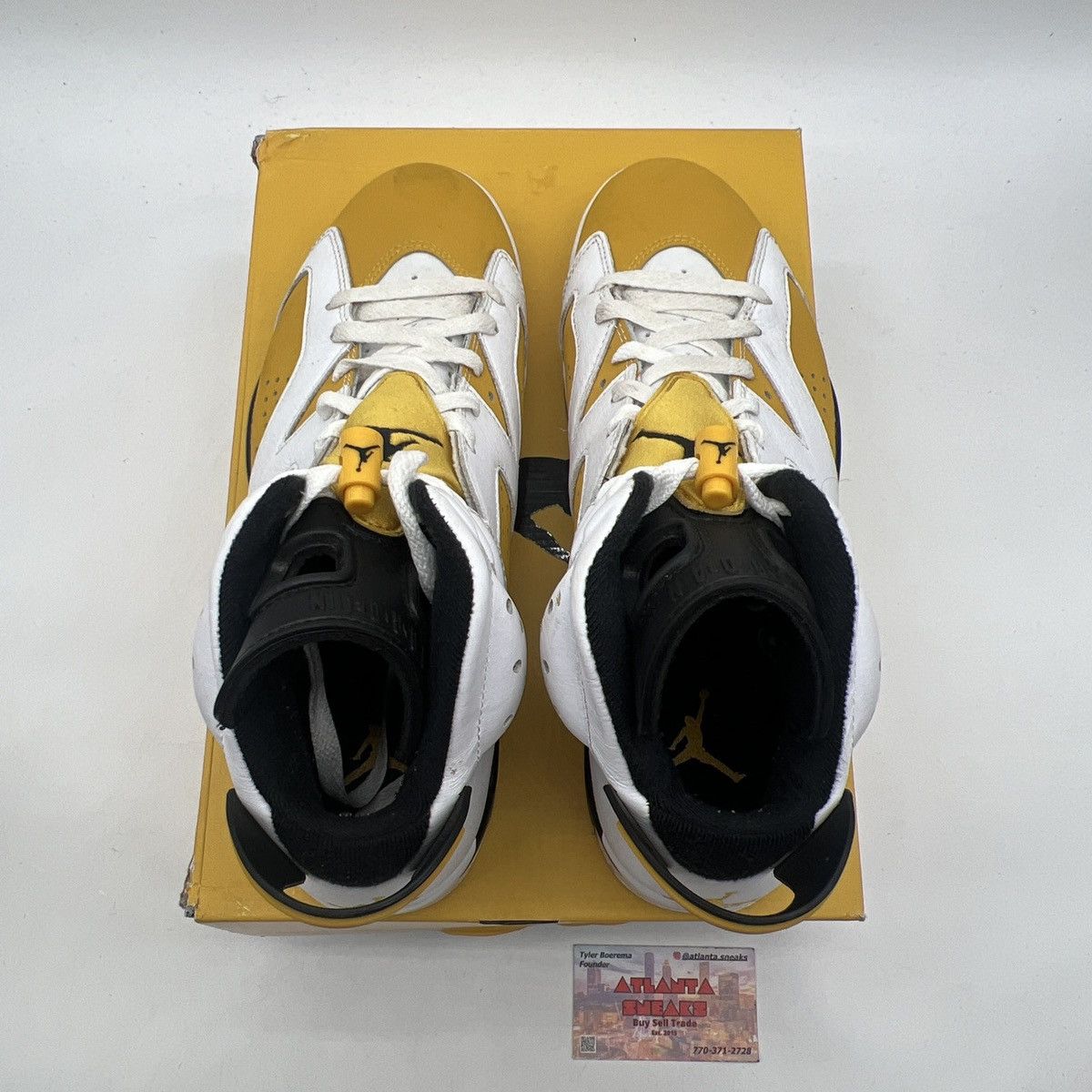 Jordan Brand Air Jordan 6 yellow ochre Size US 10.5 / EU 43-44 - 9 Thumbnail