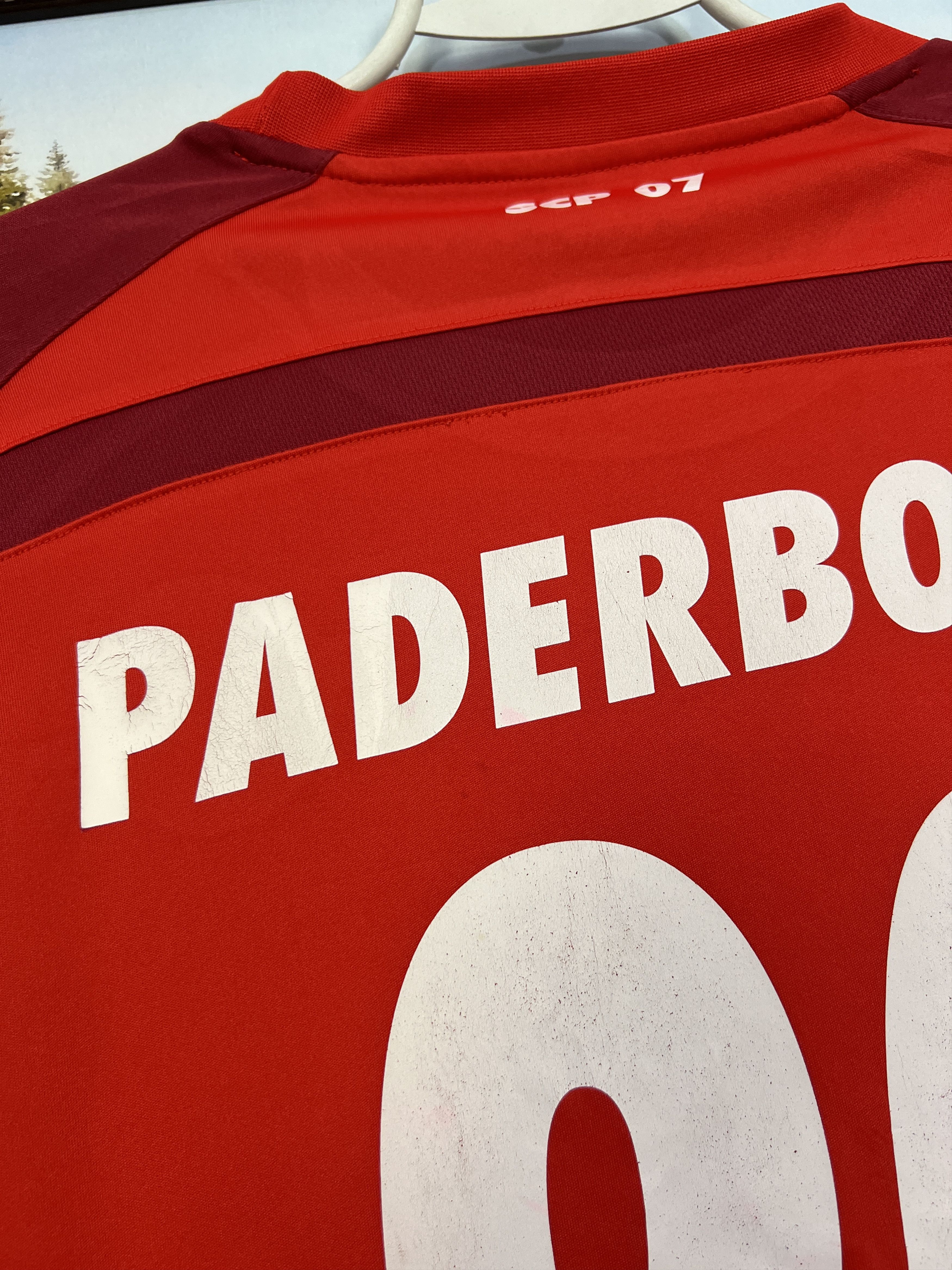 Puma Paderborn Away football Shirt Long Sleeve #20 Player Issue Size US L / EU 52-54 / 3 - 13 Thumbnail
