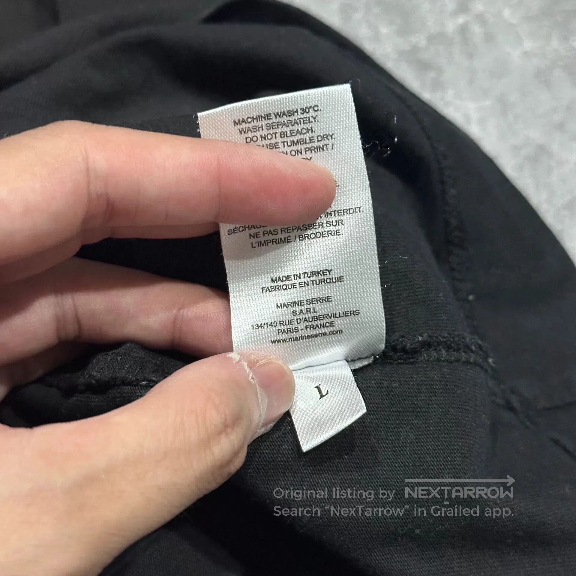 Marine Serre Marine Serre Moon Embroidery Black Long Sleeve. Size US L / EU 52-54 / 3 - 7 Thumbnail