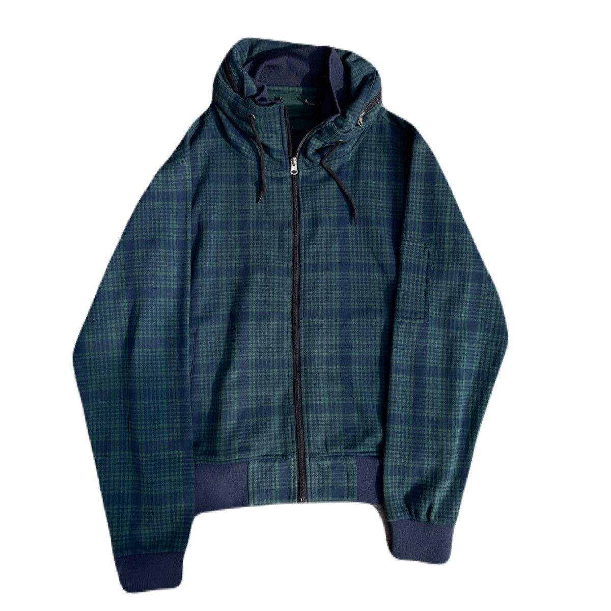 If Six Was Nine 2000s Japanese archive Vkei Bono Zip Plaid Hooded Jacket Y2K Size US S / EU 44-46 / 1 - 2 Thumbnail