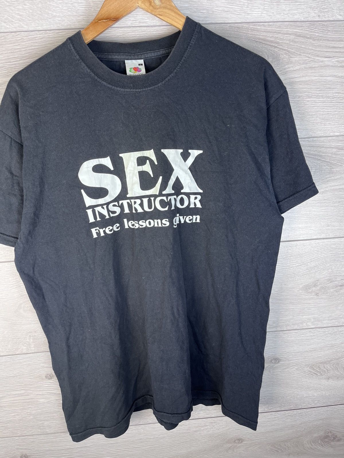 Sex Skateboards Vintage T-shirt Sex Instructor +18 merch Humor Size US L / EU 52-54 / 3 - 6 Thumbnail
