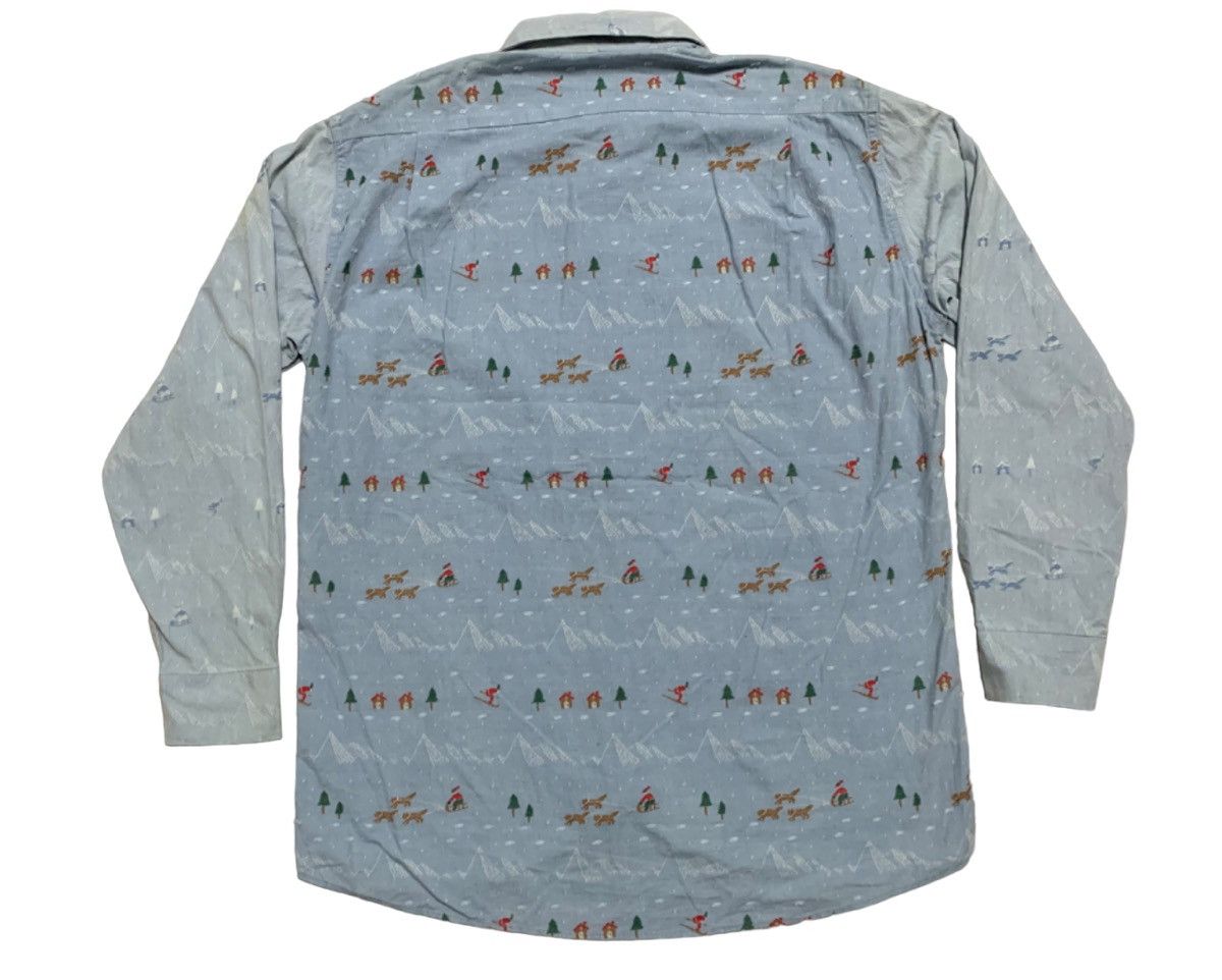 Issey Miyake 90s NE-NET ISSEY MIYAKE BUTTON UP SHIRT FULLPRINT DESIGN Size US XL / EU 56 / 4 - 2 Thumbnail