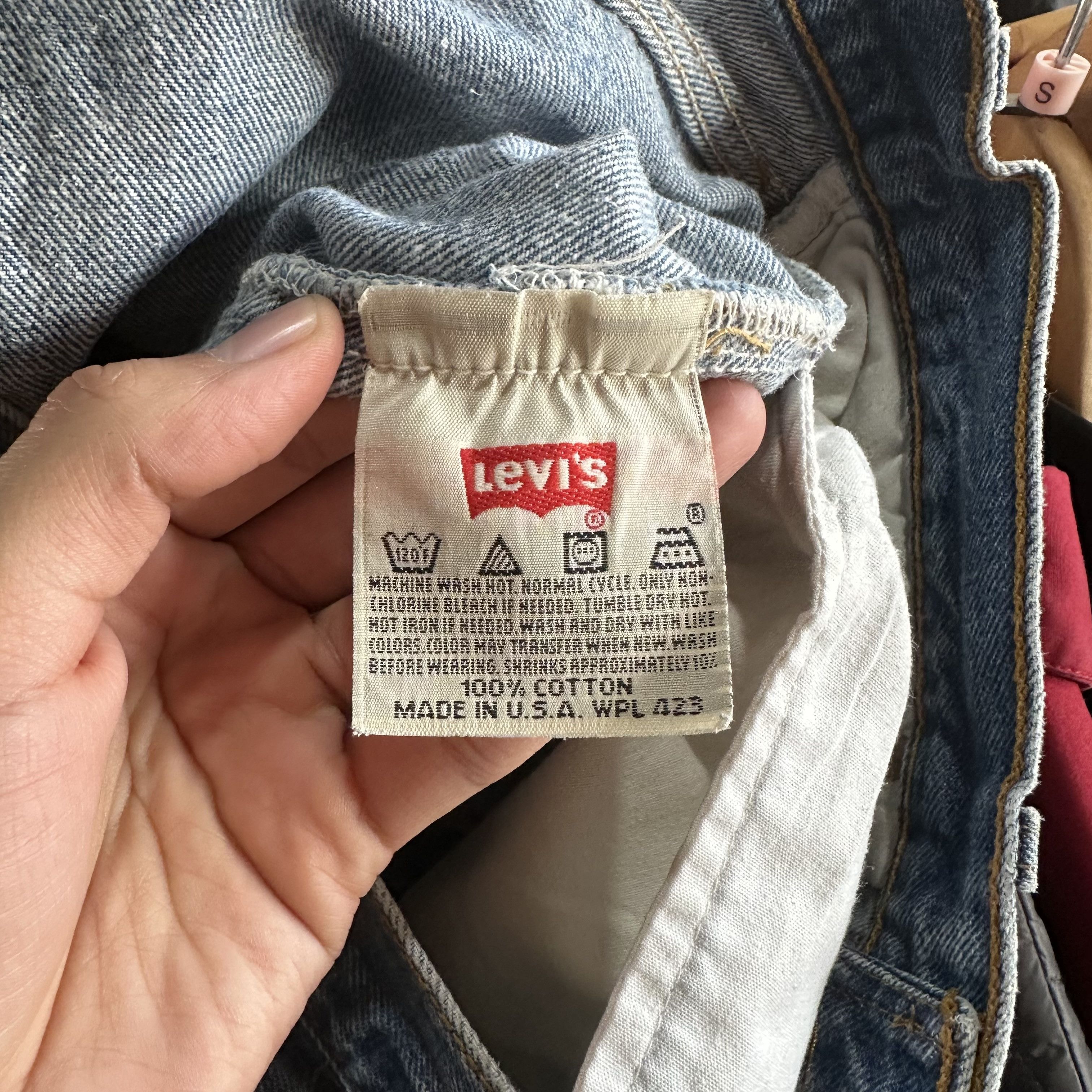 Levi's Vtg Levis 501xx Jeans Mens 34x36 (Fits 32x32) Made in USA Size US 34 / EU 50 - 6 Thumbnail