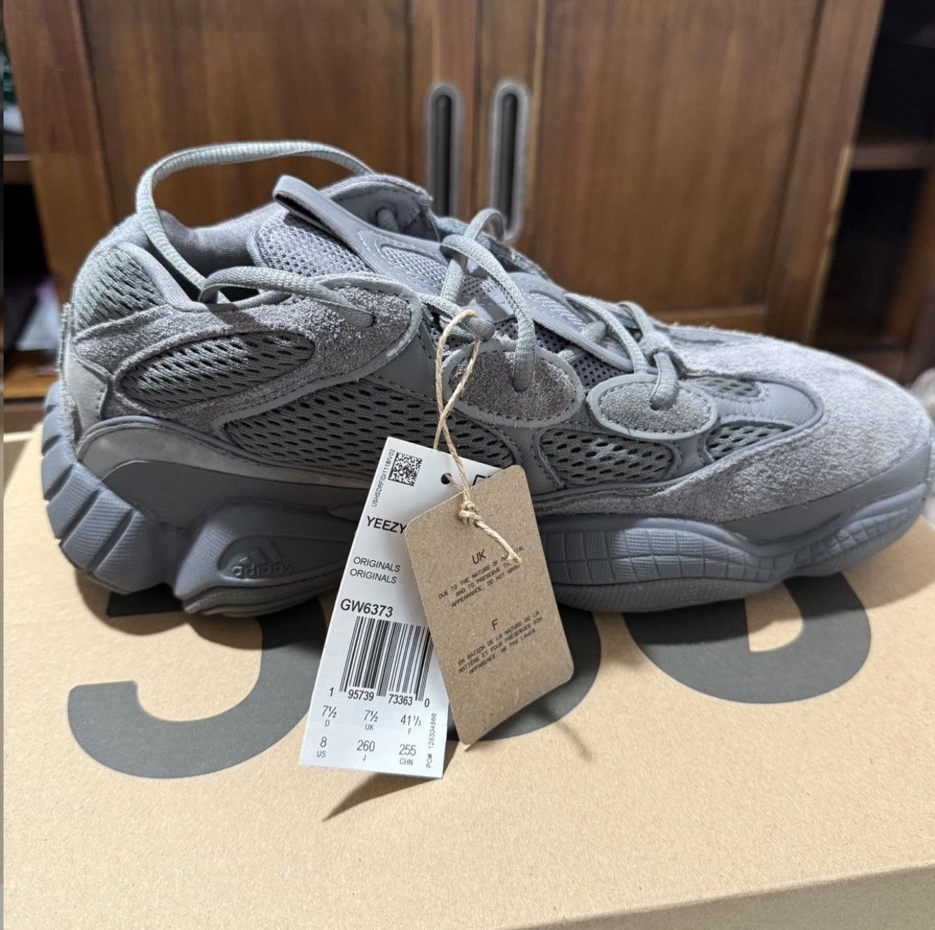 Yeezy Adidas Yeezy 500 Granite Size US 8 / EU 41 - 4 Thumbnail