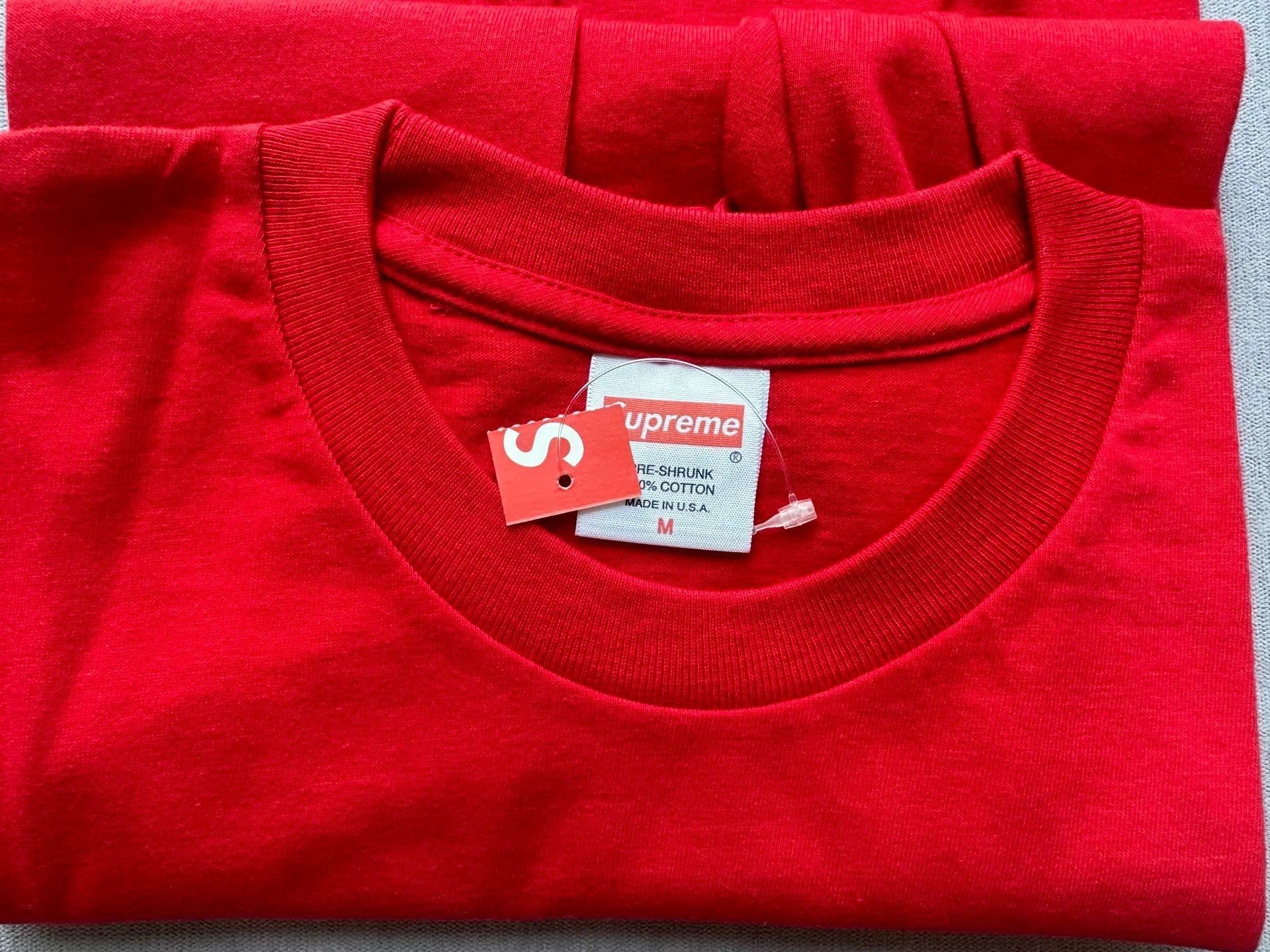 Supreme Red Graphic Print Short Sleeve Shirt Size US M / EU 48-50 / 2 - 2 Thumbnail