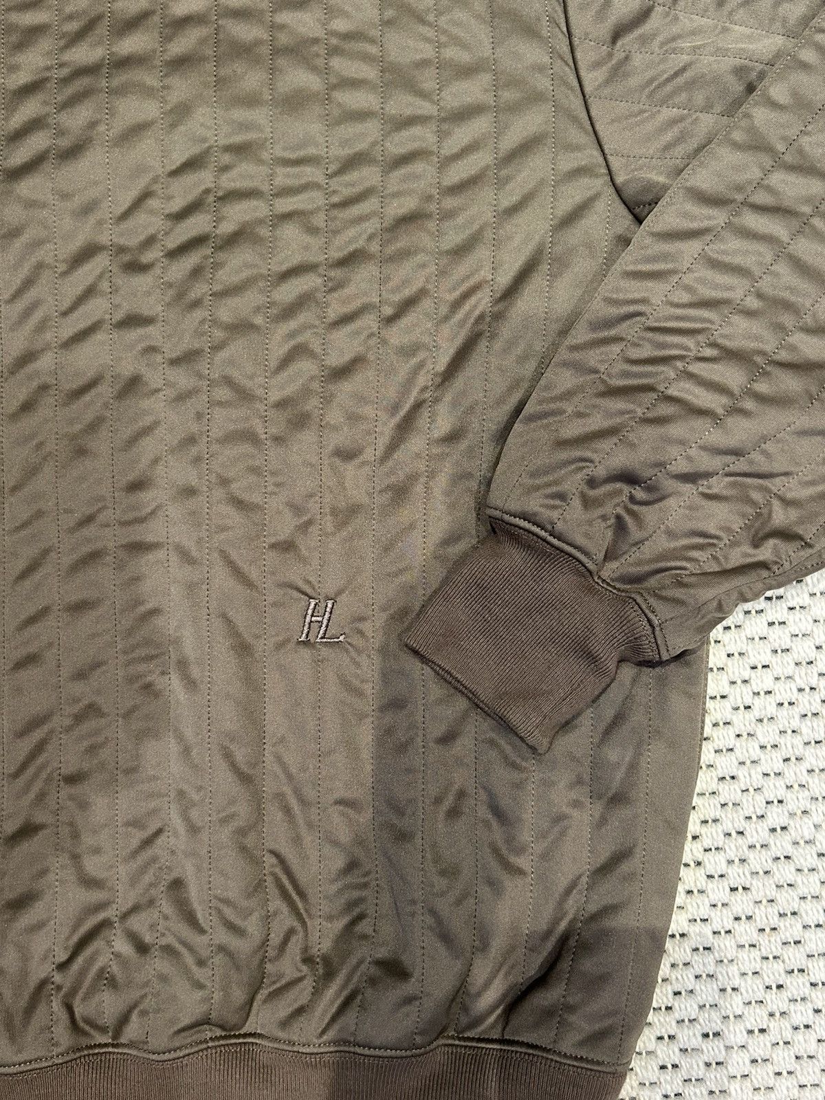 Helmut Lang Helmut-Lang Quilted Crewneck Sweatshirt + Sweatshorts Size US L / EU 52-54 / 3 - 2 Thumbnail
