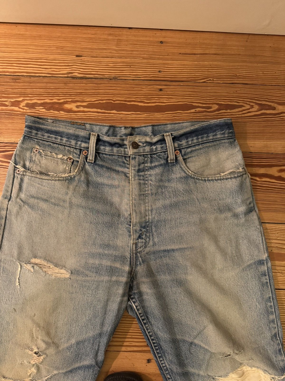 Levi's Distressed 1980s Levi’s orange tab - W36 L32 Size US 36 / EU 52 - 2 Thumbnail