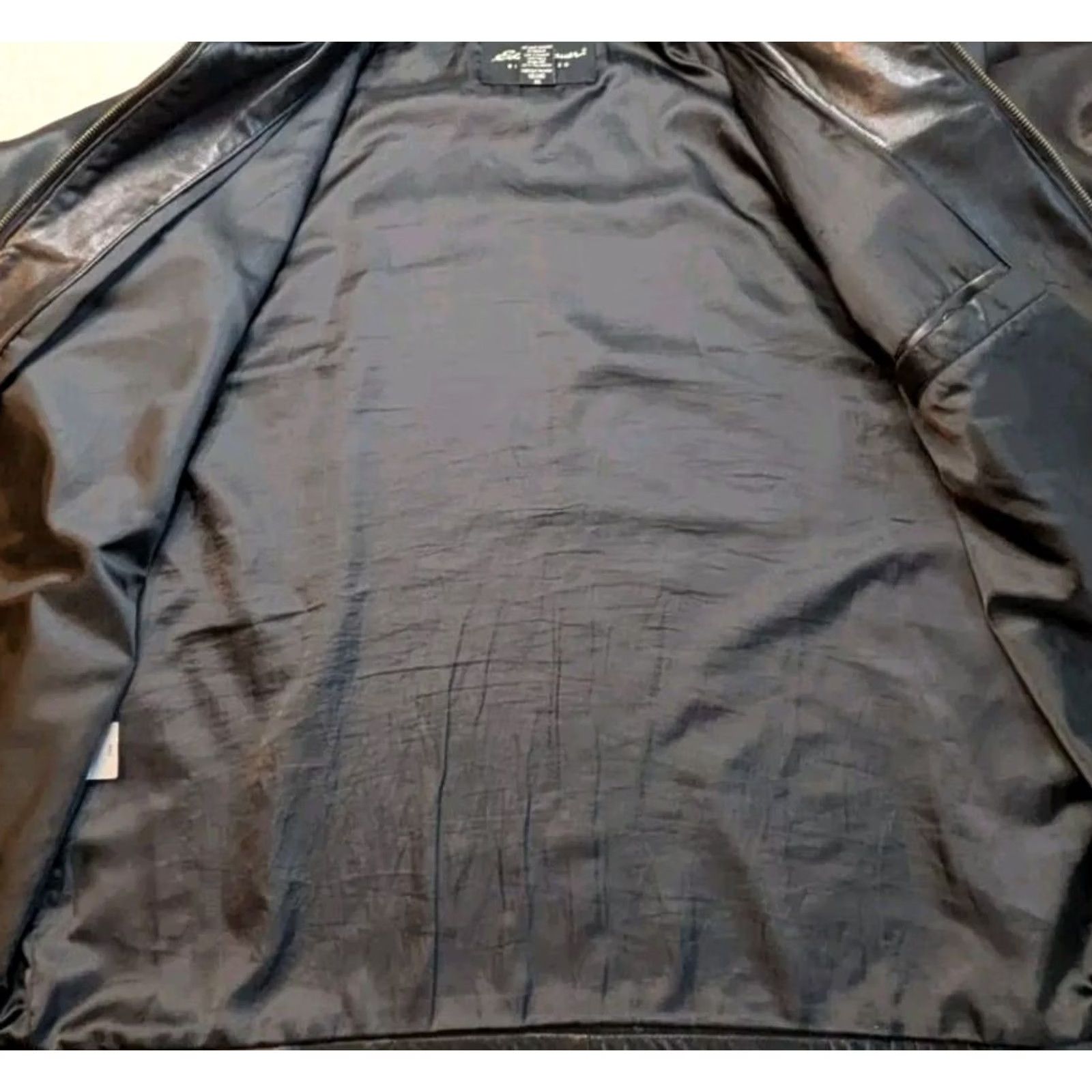 Eddie Bauer VINTAGE Eddie Bauer Leather Jacket Motorcycle Biker XL Tall Mens Size US XL / EU 56 / 4 - 5 Thumbnail