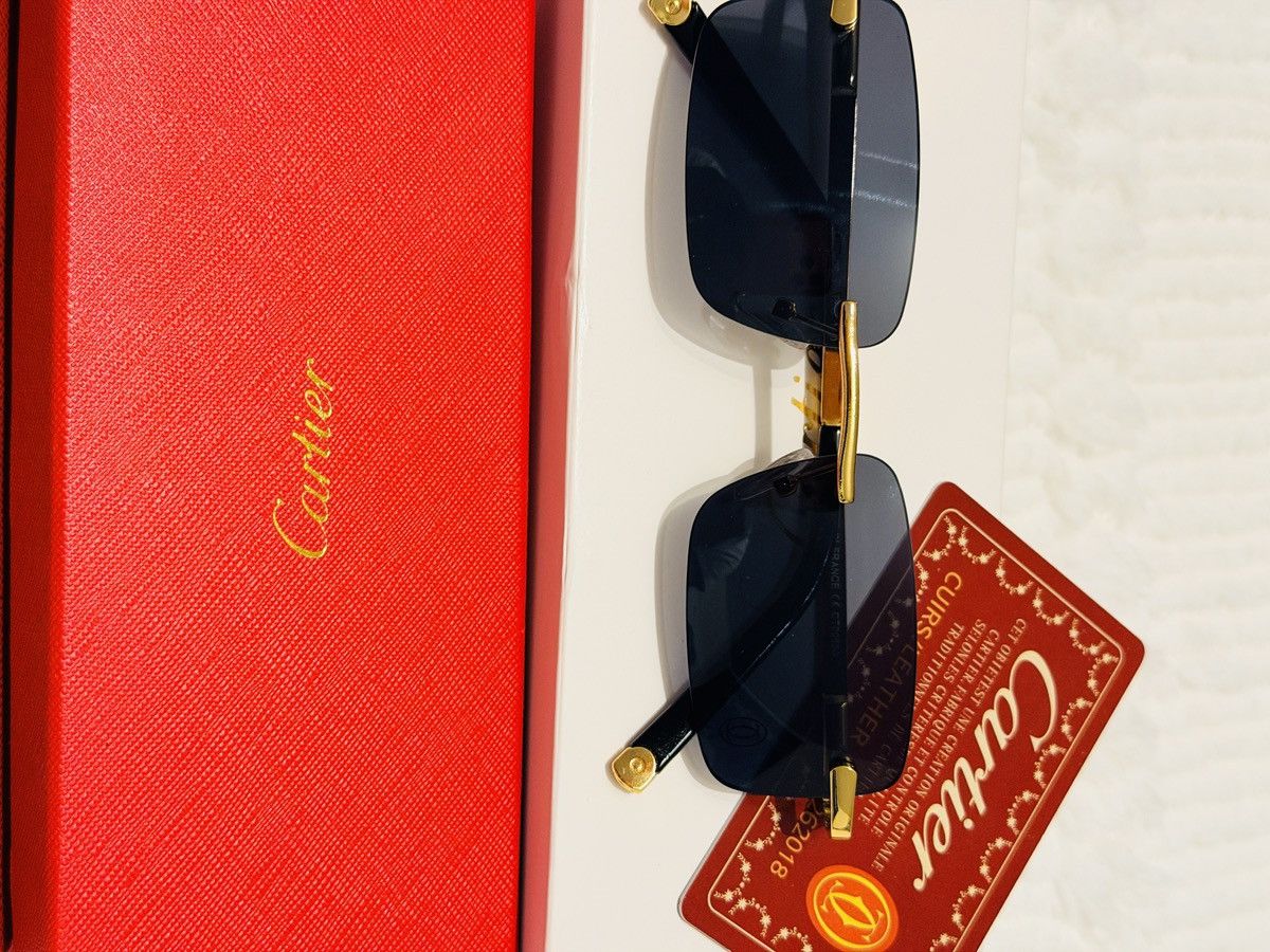 Cartier Cartier CT00550 black rimless sunglasses Size ONE SIZE - 2 Thumbnail