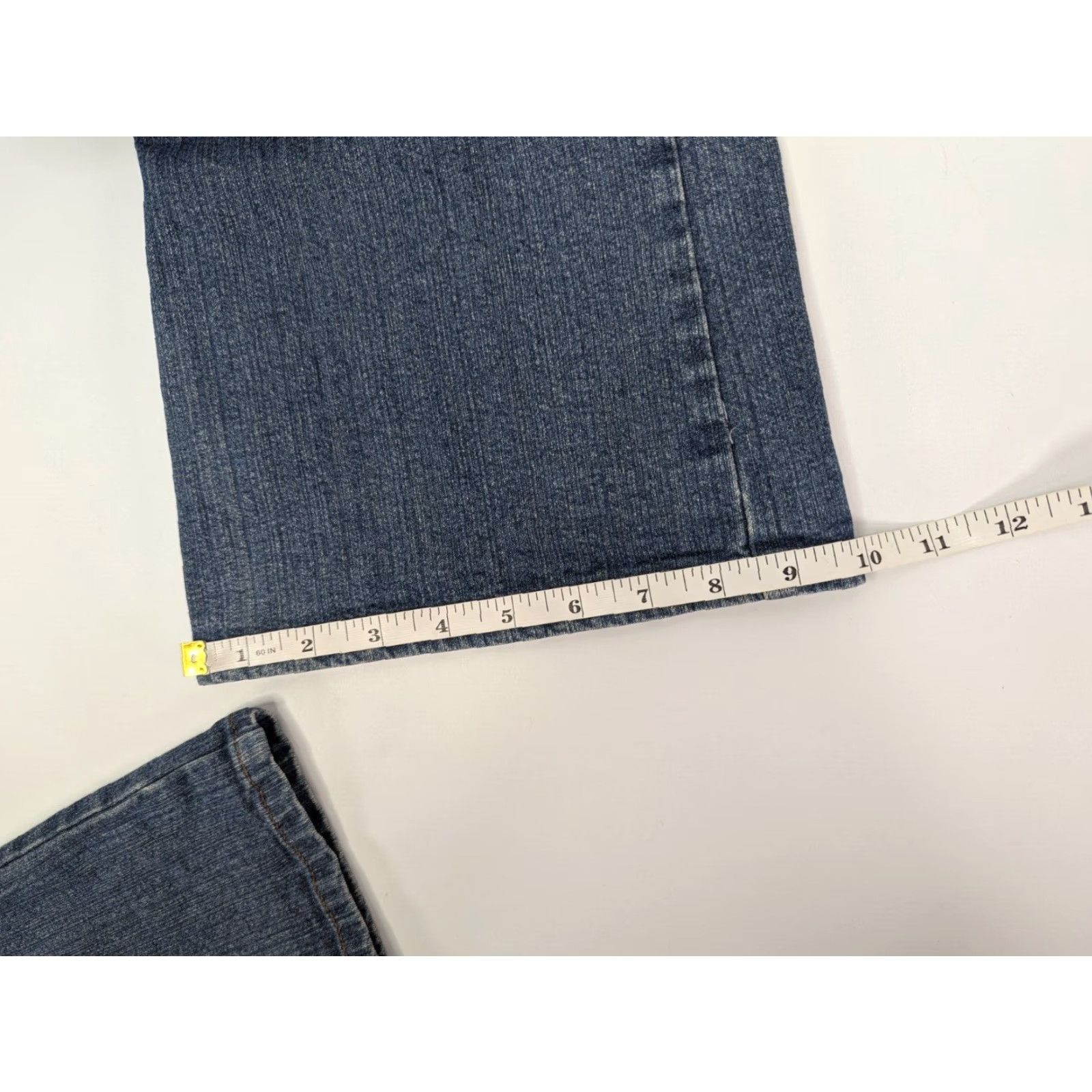 Gap VINTAGE Gap Jeans Women's 12 Blue Low Rise Bootcut Flare Medium Wash Stretch Y2K Denim 5-Pocket Womens Size 34" / US 12 / IT 48 - 6 Thumbnail
