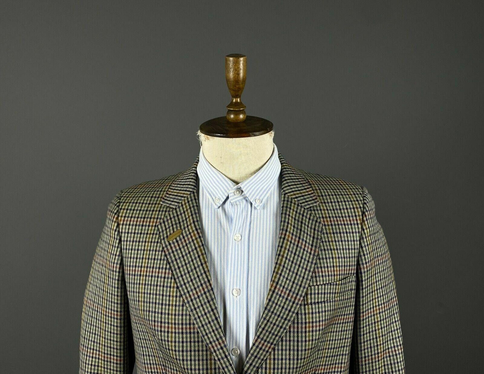 DAKS Daks Signature London Check Coat Blazer M / US 40 / EU 50 Size 40R - 2 Thumbnail