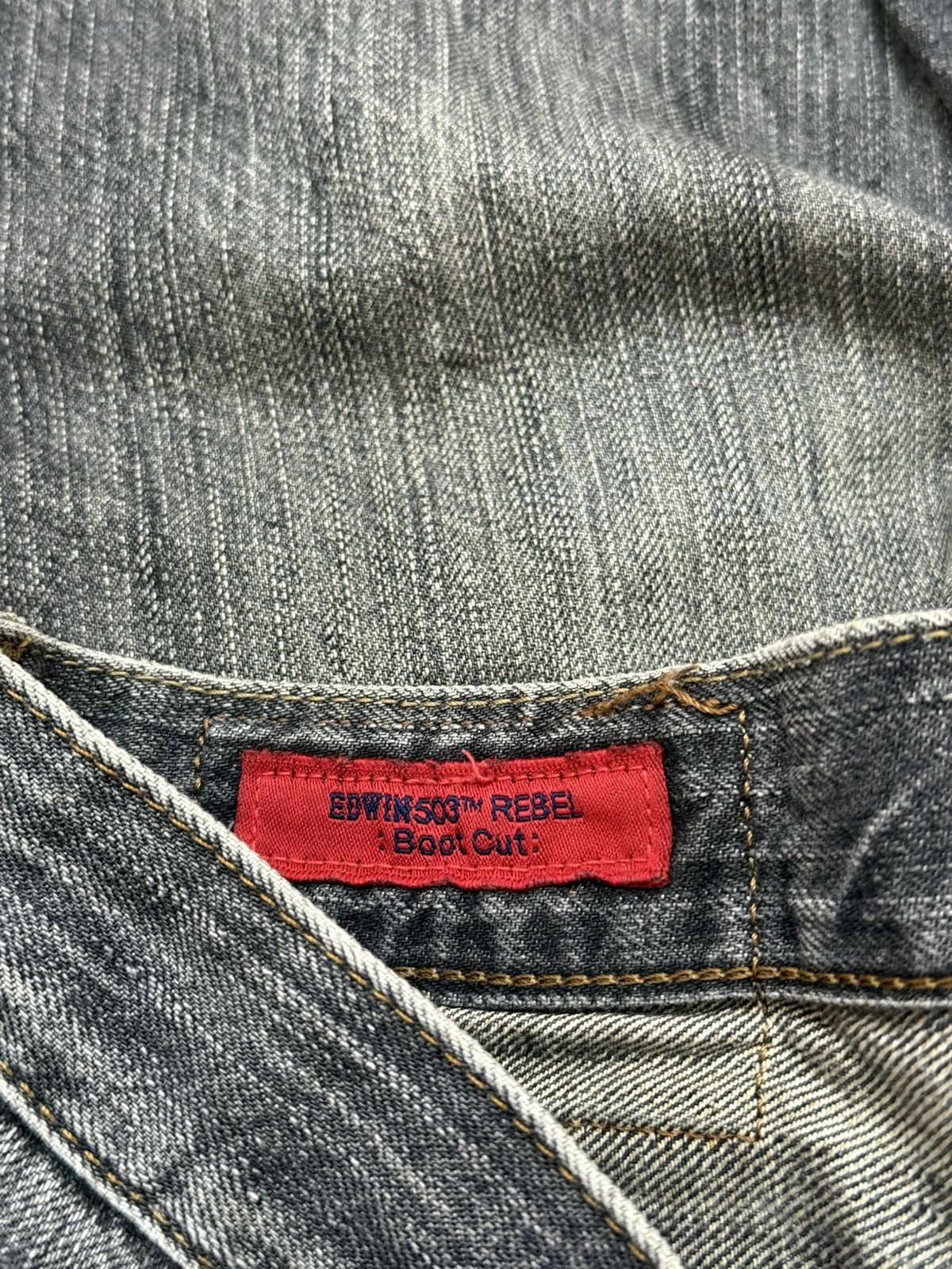 Edwin Flared Jeans Edwin 503 Japan Distressed Boot Cut Denim Size US 29 - 22 Thumbnail