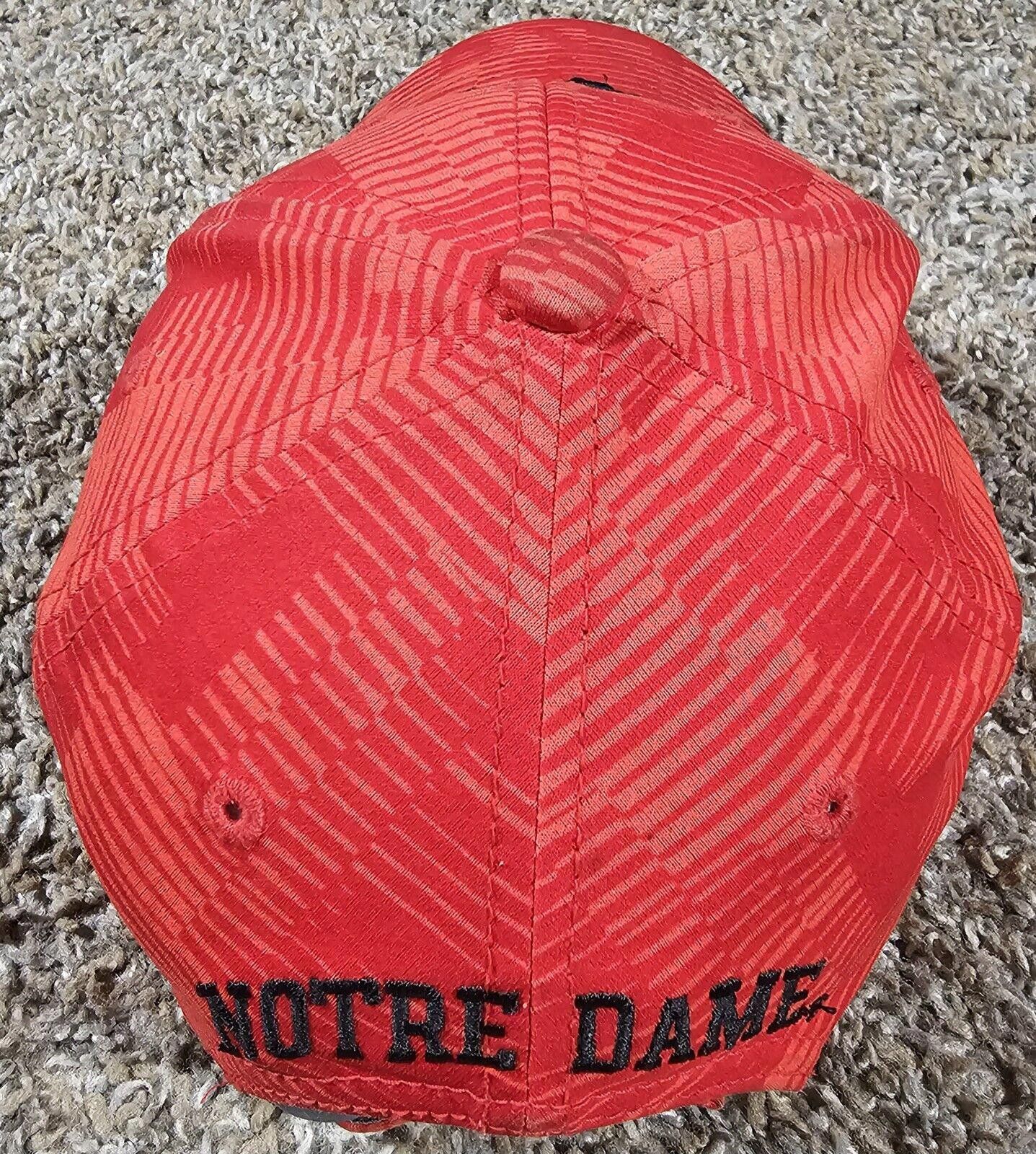 Under Armour Under Armour Notre Dame Baseball Hat Youth Red Strapback Size ONE SIZE - 3 Thumbnail
