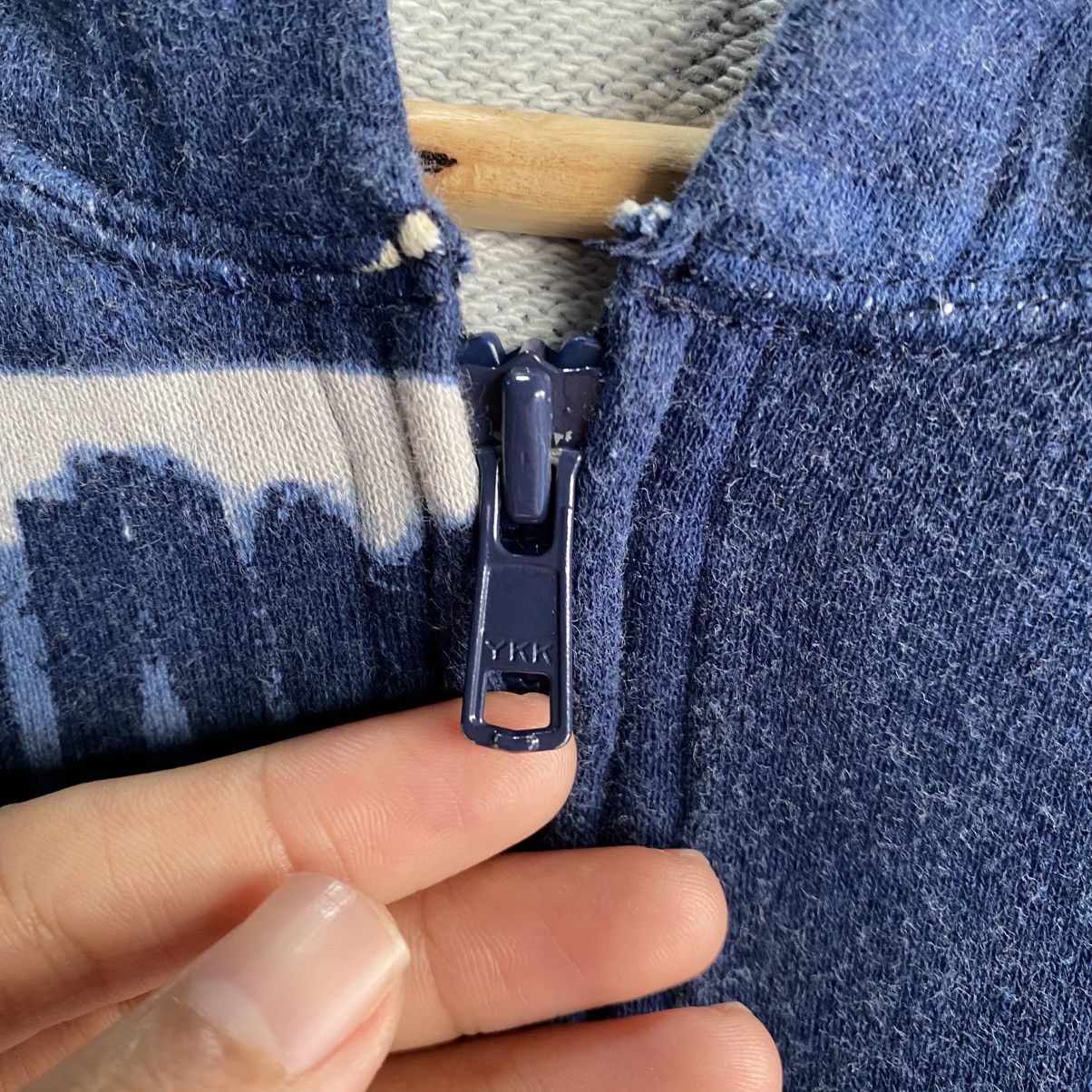 Blue Blue Japan Blue Blue Japan Full Print Indigo Zipper Hoodie XS Size US XS / EU 42 / 0 - 8 Thumbnail
