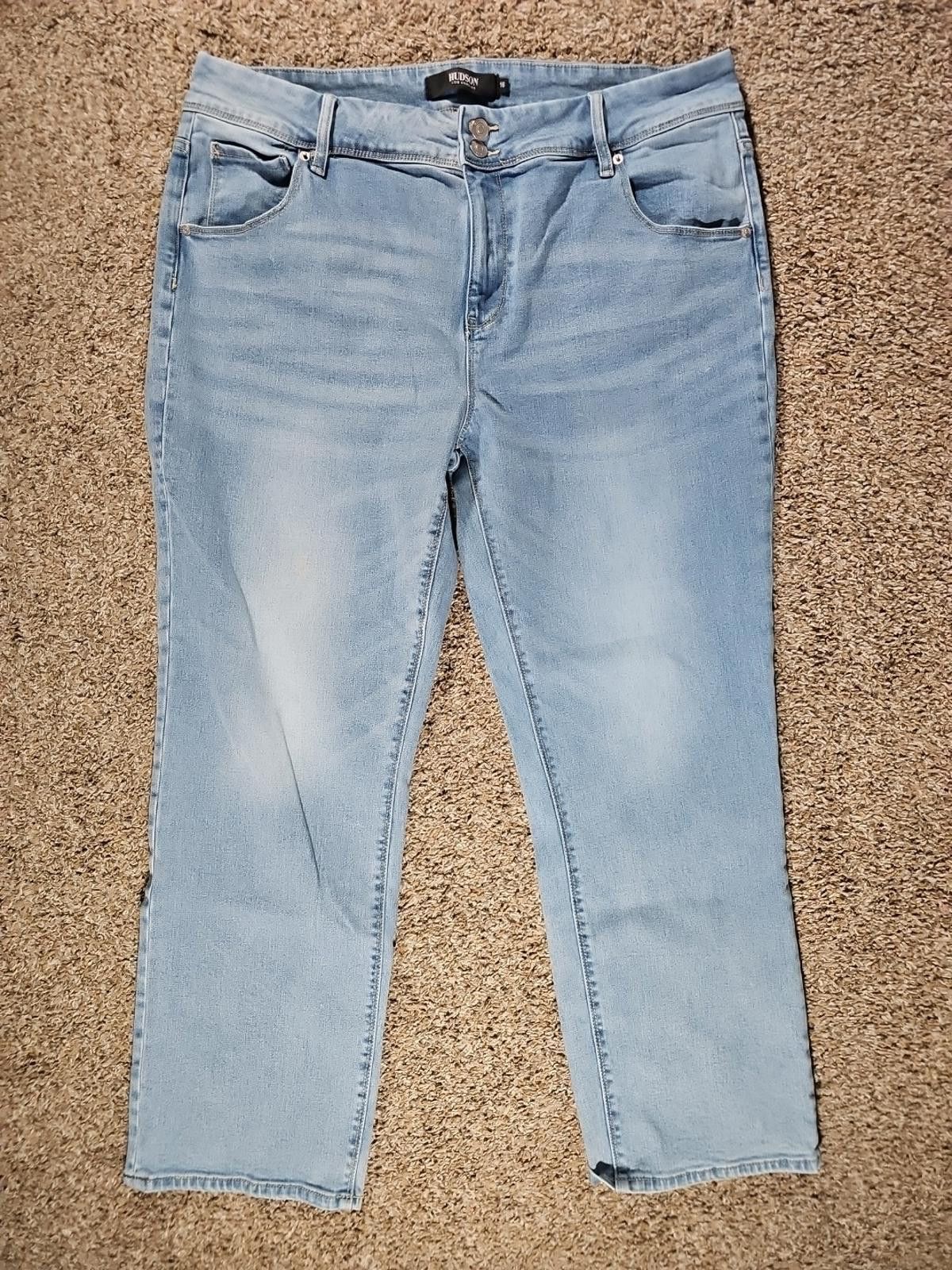 Hudson Hudson Los Angeles Sz 16 Blue Jeans Flap Pockets Size 38" / US 16 / IT 52 - 1 Thumbnail