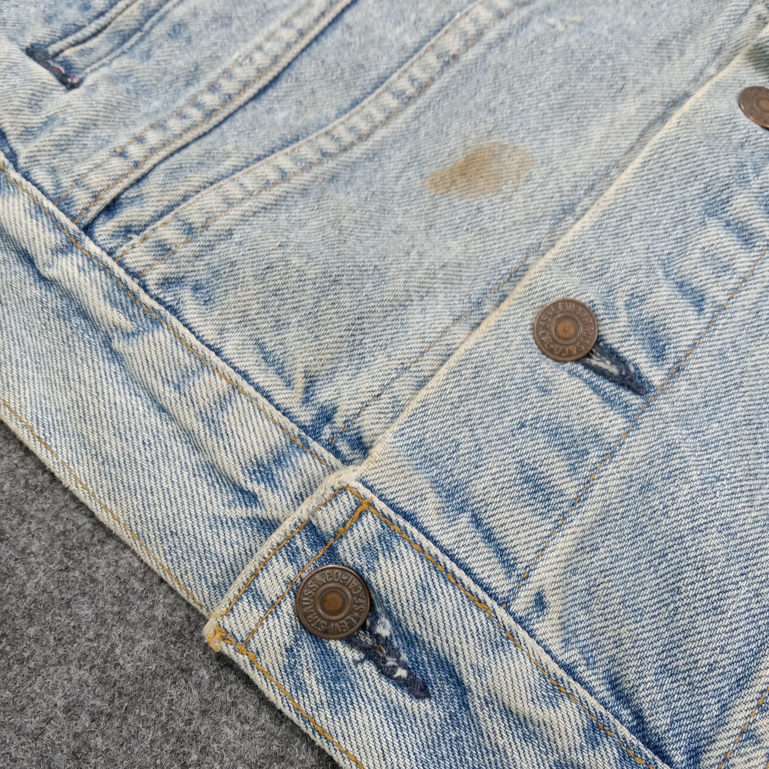 Levi's 90s Levi’s Custom Jamiroquai Buffalo Denim Jacket C277N2 Size US S / EU 44-46 / 1 - 8 Thumbnail