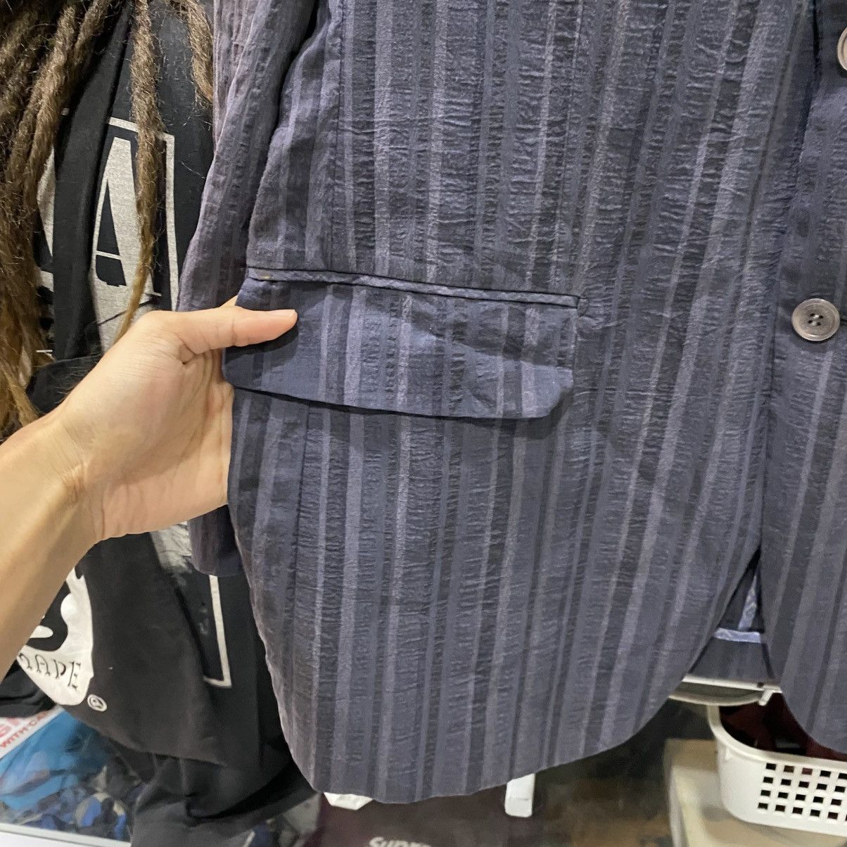 Givenchy Givenchy men vintage stripe blazer coat Size 48L - 7 Thumbnail