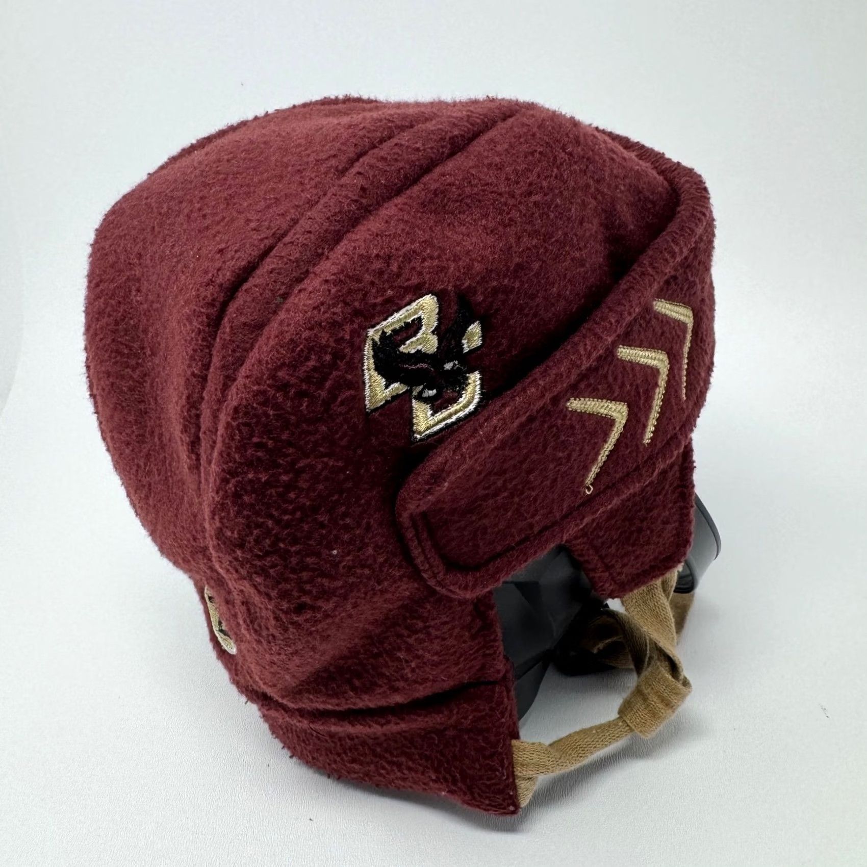 Zephyr Zephyr Boston College BC Eagles Hockey Helmet Fleece Trapper Hat Red Maroon Gold Solid Unisex Adults One Size Winter Fall Ear Flap Insulated Lined Size US M / EU 48-50 / 2 - 7 Thumbnail