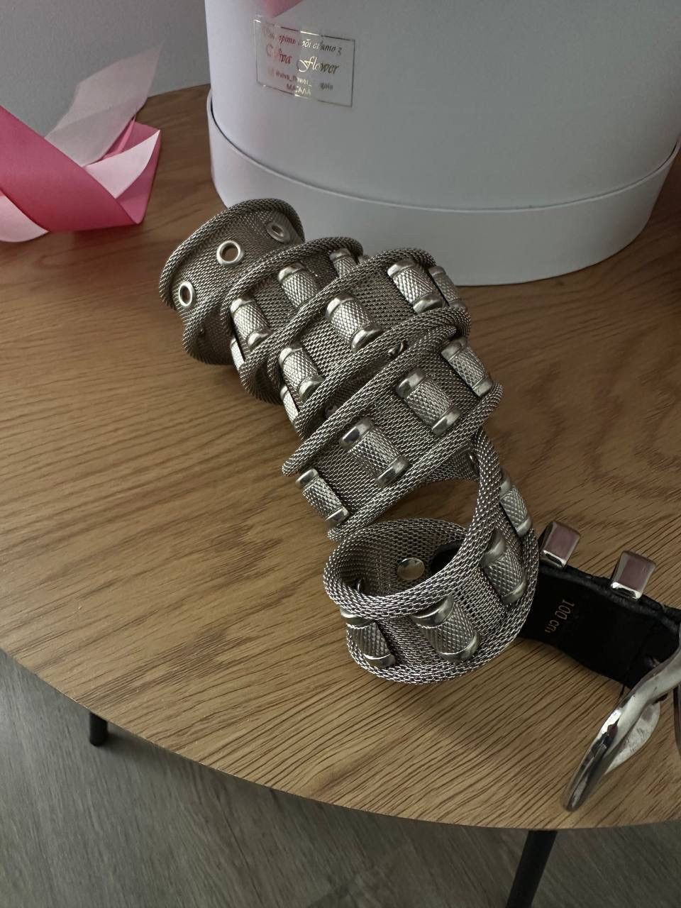 Vintage Vintage Metal Strap Mesh Avant Garde Belt Size ONE SIZE - 10 Thumbnail