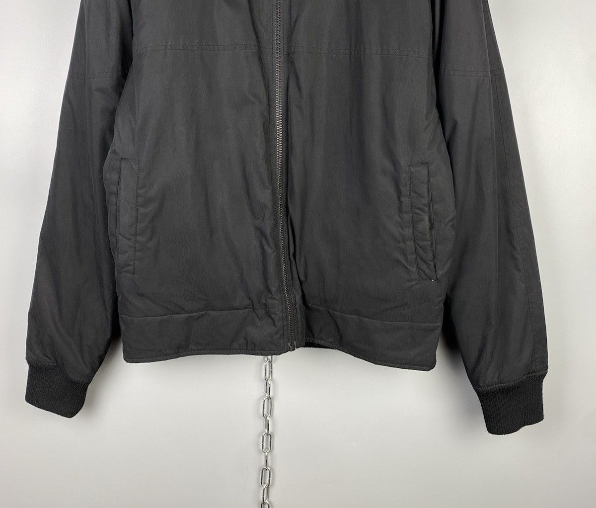 DENHAM Denham Black Full Zip Casual Bomber Jacket Size US M / EU 48-50 / 2 - 4 Thumbnail