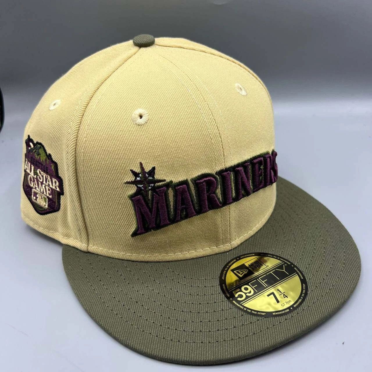 New Era Seattle Mariners Hat Men 7 1/4 59Fifty New Era Snap Back Cap Size ONE SIZE - 1 Thumbnail