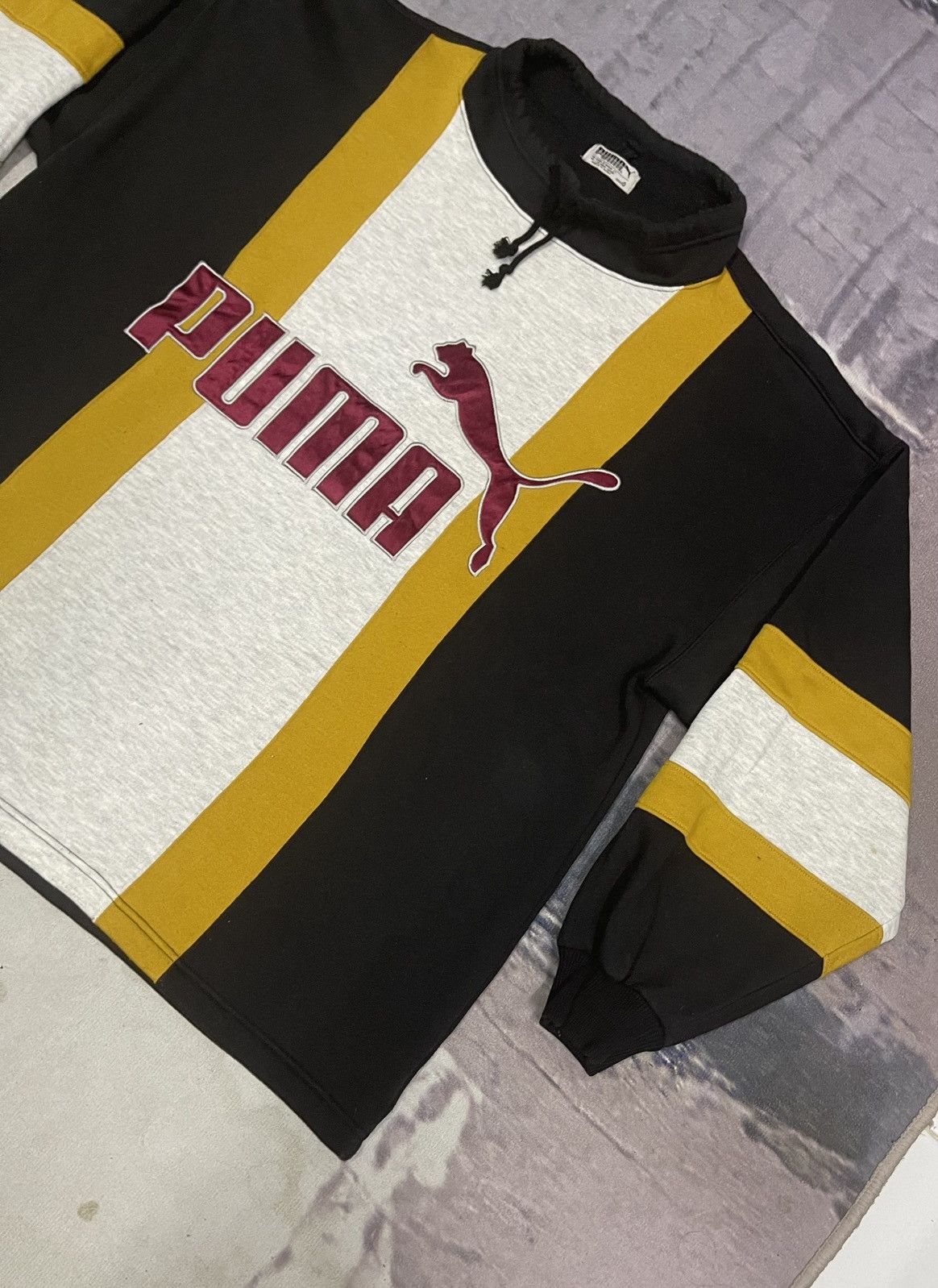 Puma × Vintage 80s PUMA BIG LOGO SWEATSHIRT RARE DESIGN Size US L / EU 52-54 / 3 - 3 Thumbnail