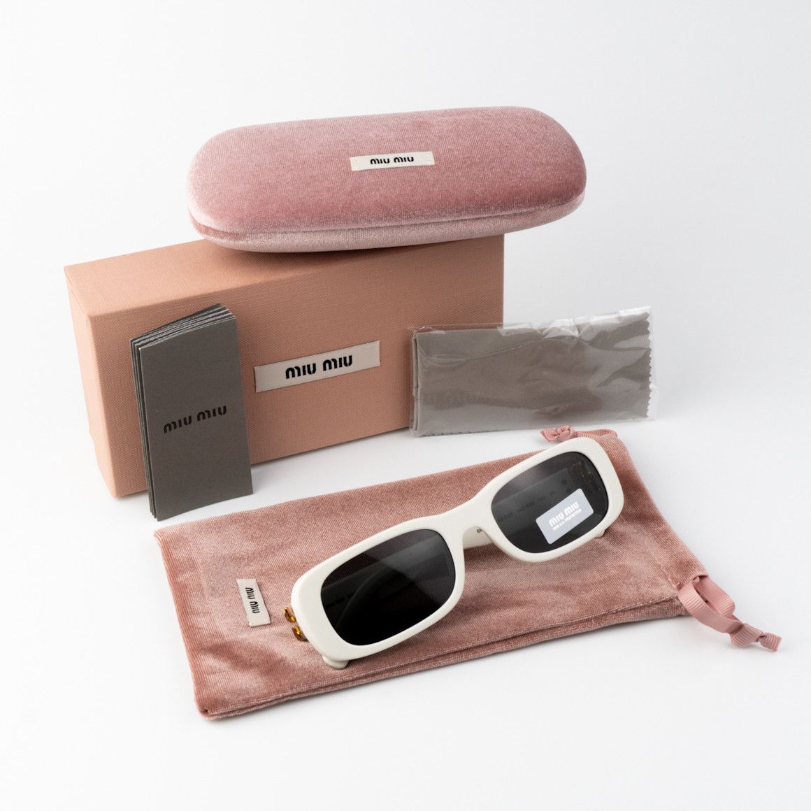 Miu Miu NEW Miu Miu MU08ZS 1425S0 GLIMPSE Rectangle Women Sunglasses Size ONE SIZE - 11 Thumbnail