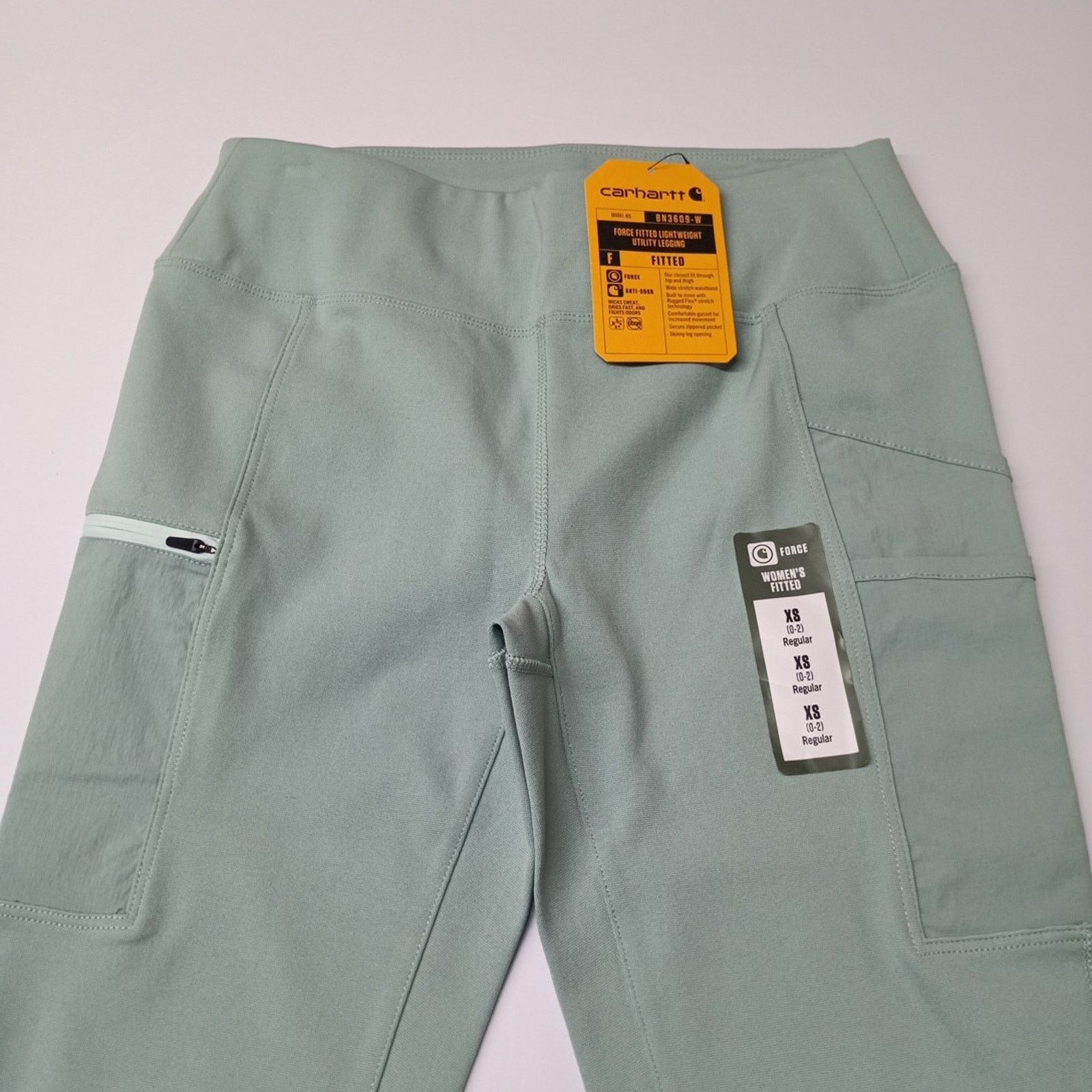 Carhartt Carhartt Women’s Leggings Lightweight Size XS Mint Green Size 27" / US 4 / IT 40 - 3 Thumbnail