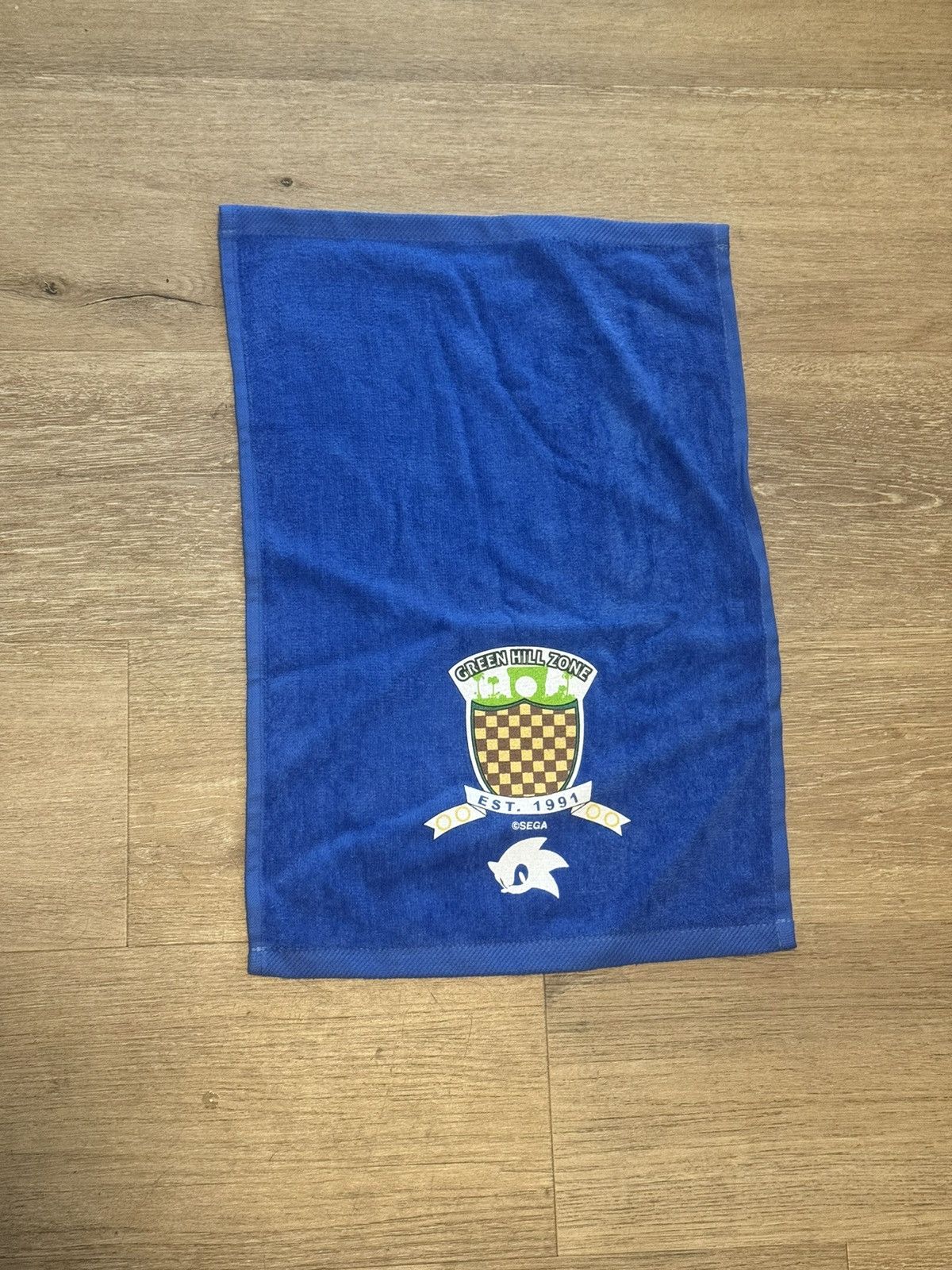 Video Store Apparel Sonic The Hedgehog Sega Official Golf Sweat Towel Size ONE SIZE - 1 Thumbnail
