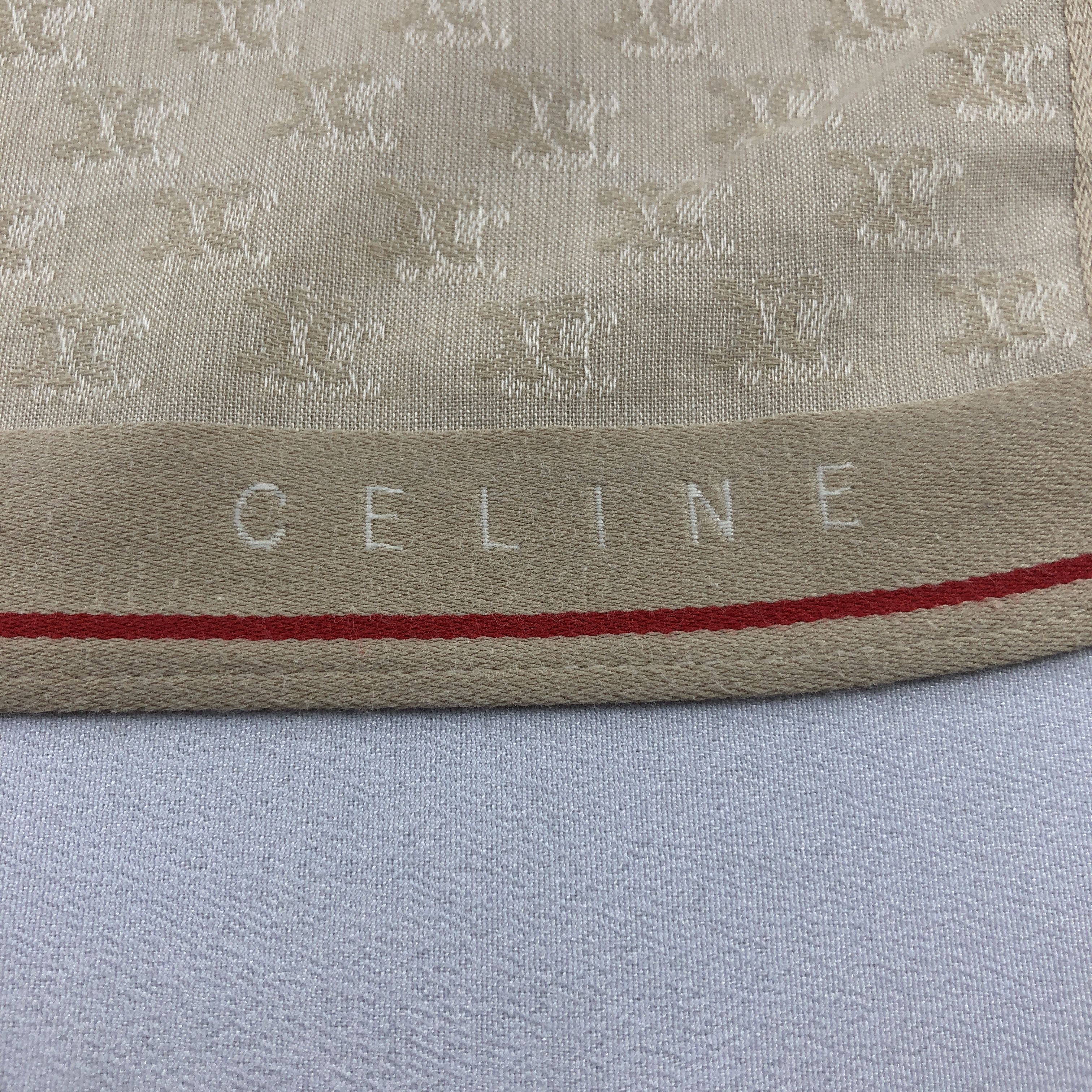Celine Celine Handkerchief Neckerchief Bandana H2893 Size ONE SIZE - 3 Thumbnail