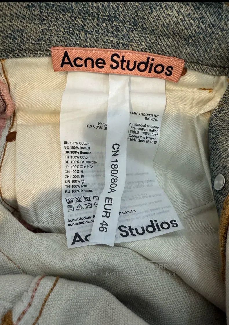 Acne Studios Acne Studios SS25 1981m Vintage Wash Candy Chain 3D Printe Size US 30 / EU 46 - 3 Thumbnail