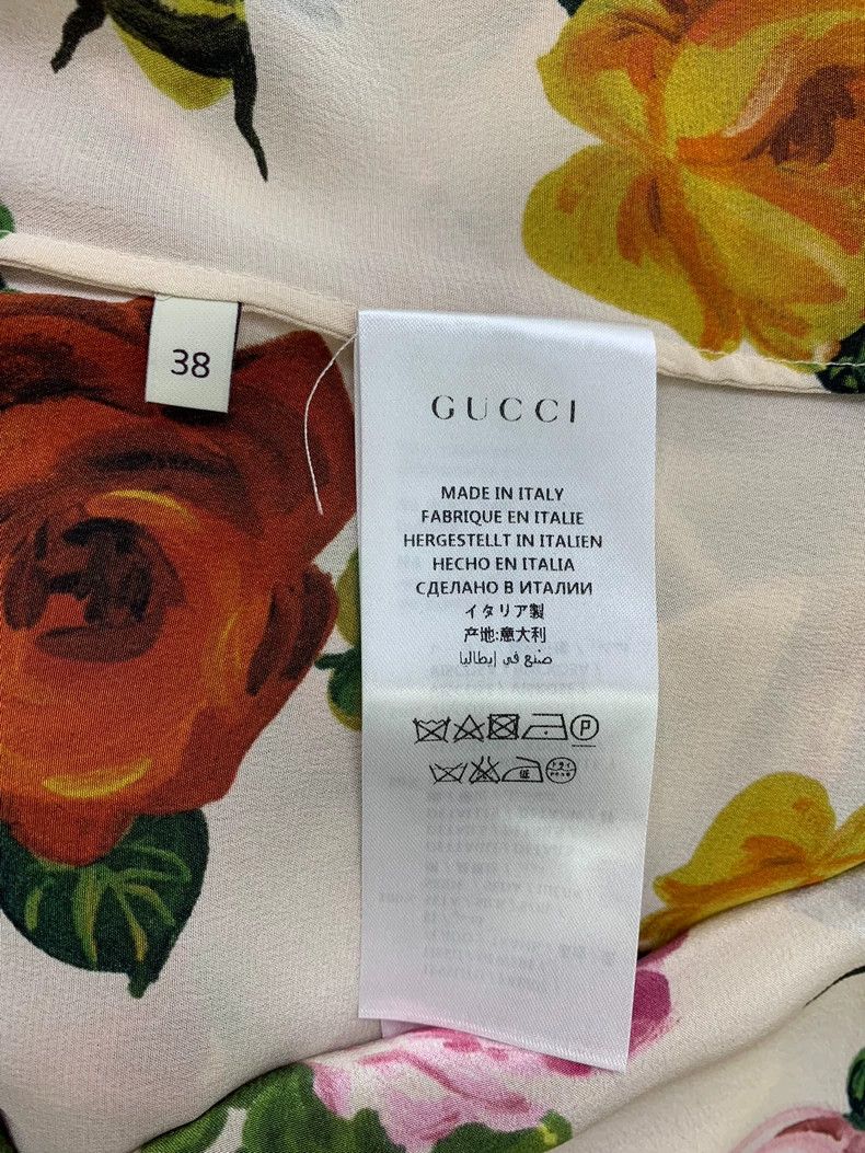 Gucci Gucci Bee flower silk print sleeveless Size XS / US 0-2 / IT 36-38 - 5 Thumbnail