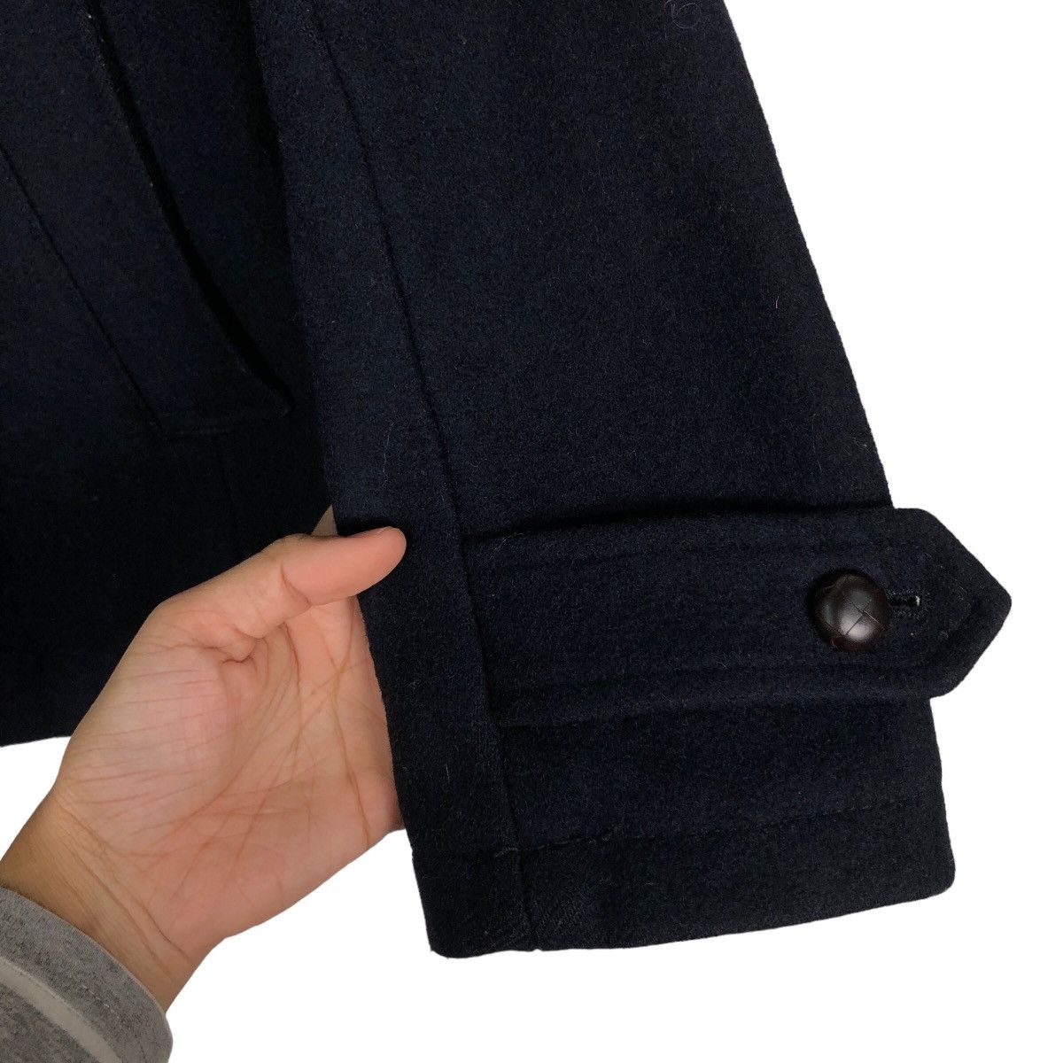 Issey Miyake 🔥Rich Black Vintage Wool Jacket Biker Nano Universe Tokyo Size US M / EU 48-50 / 2 - 15 Thumbnail