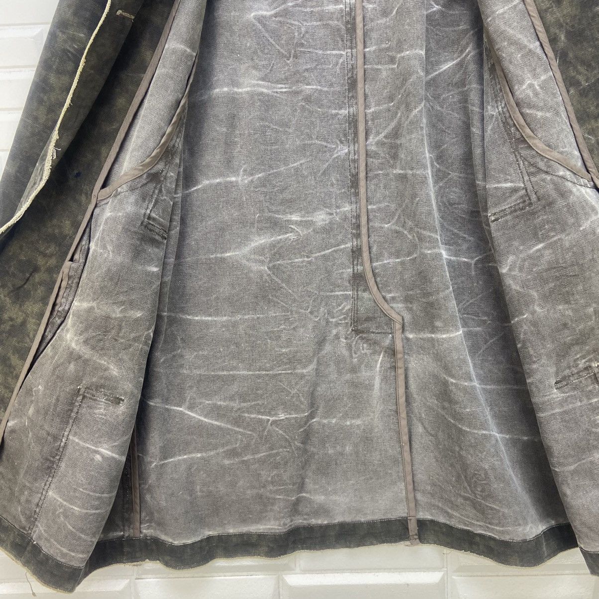Woolrich Woolen Mills Vtg Woolrich Camouflage Distressed Double Breasted Jacket Size US M / EU 48-50 / 2 - 21 Thumbnail