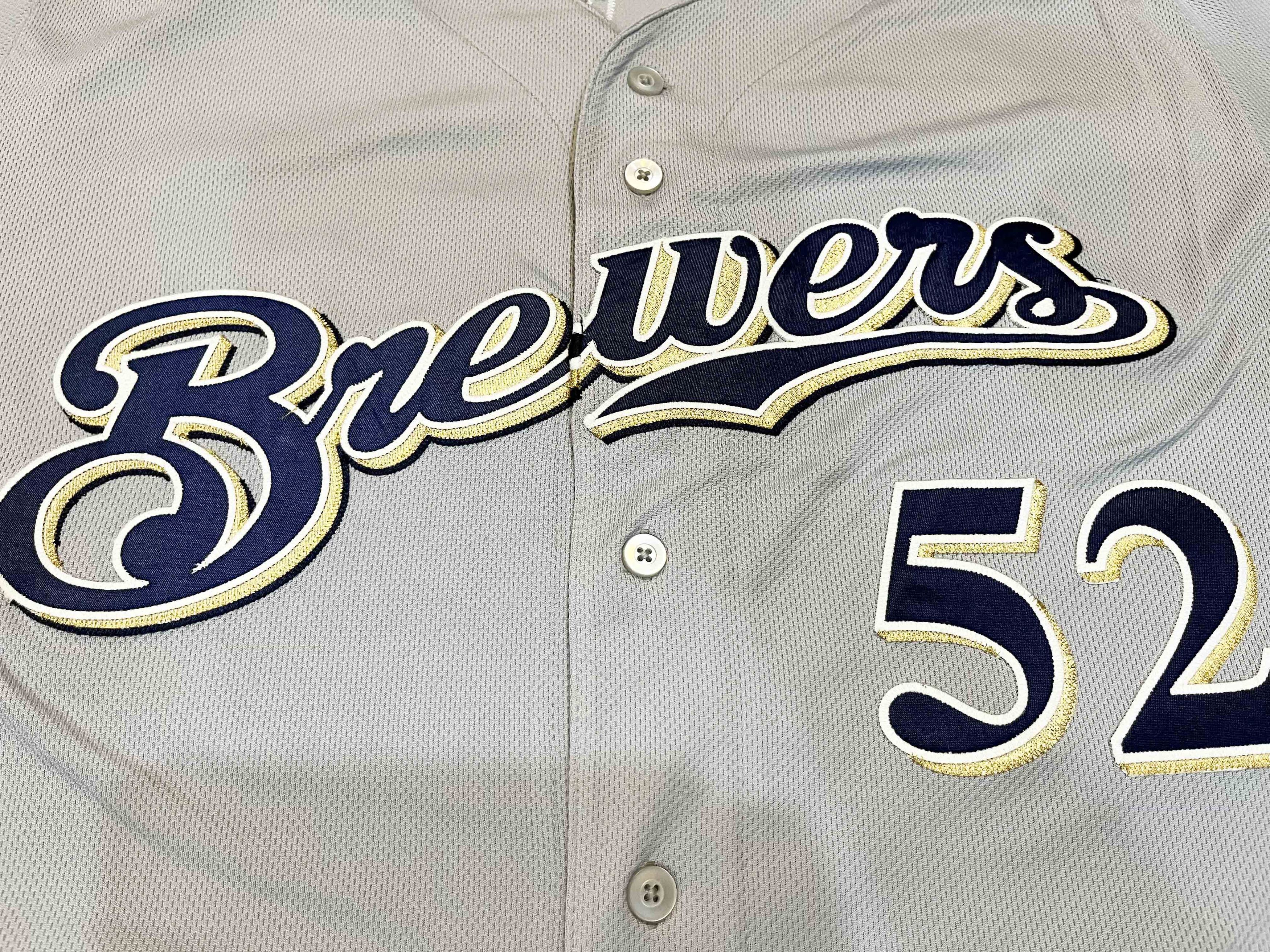 Majestic Majestic 2016 MLB Milwaukee Brewers JIMMY NELSON #52 Jersey Size US XL / EU 56 / 4 - 2 Thumbnail